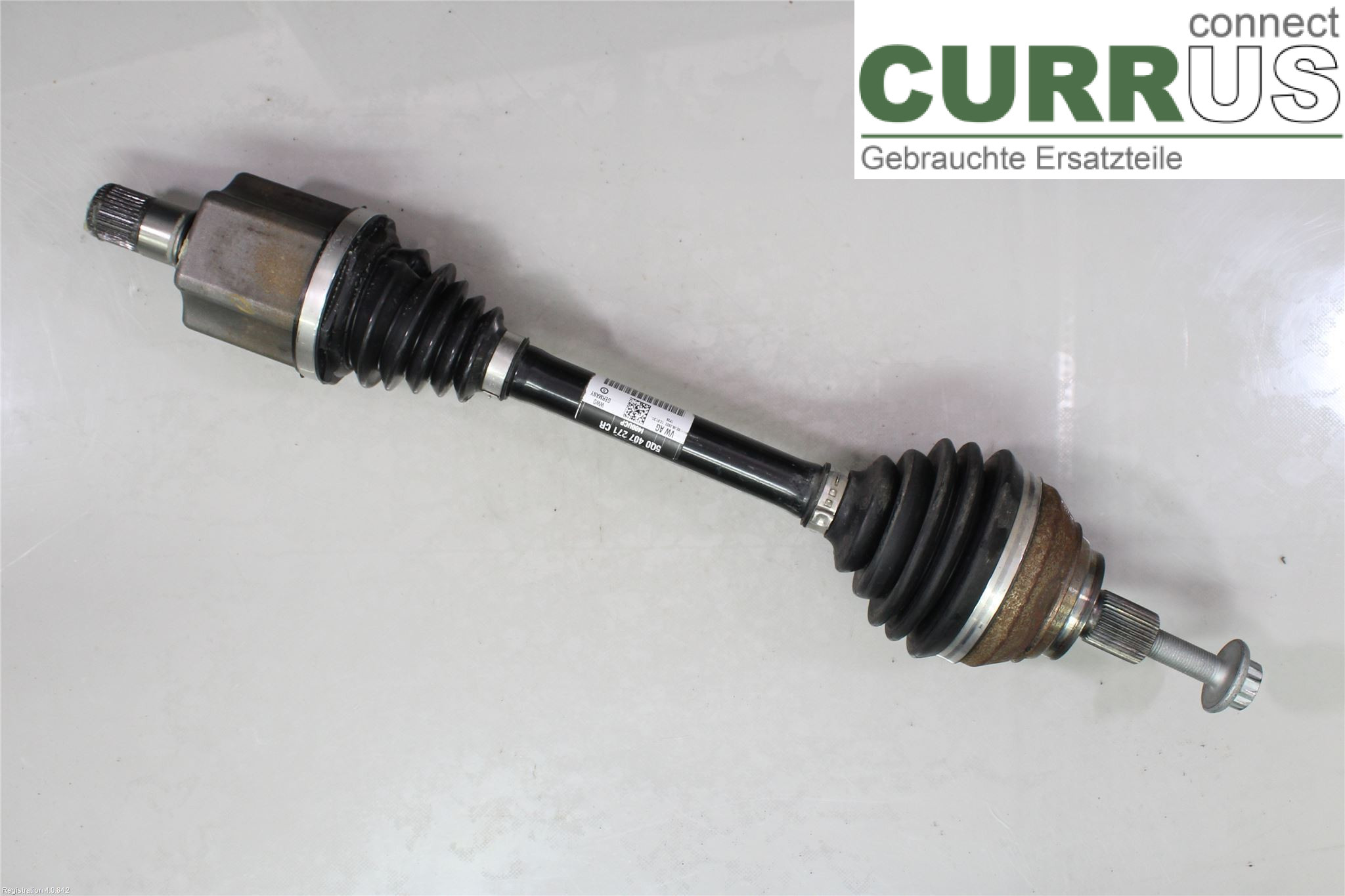 VW T-ROC 18- Front axle assembly (4WD) 5Q0 407 763 EX DTTC