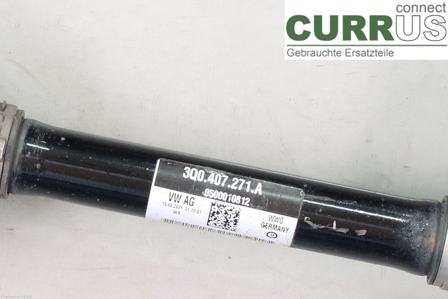 VW CADDY  21- Front axle assembly (4WD) 3Q0 407 271 A  DTRC