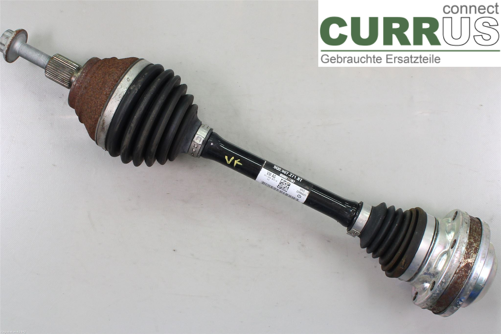 VW T-ROC  18- Front axle assembly (4WD) 5Q0407271BT DPCA