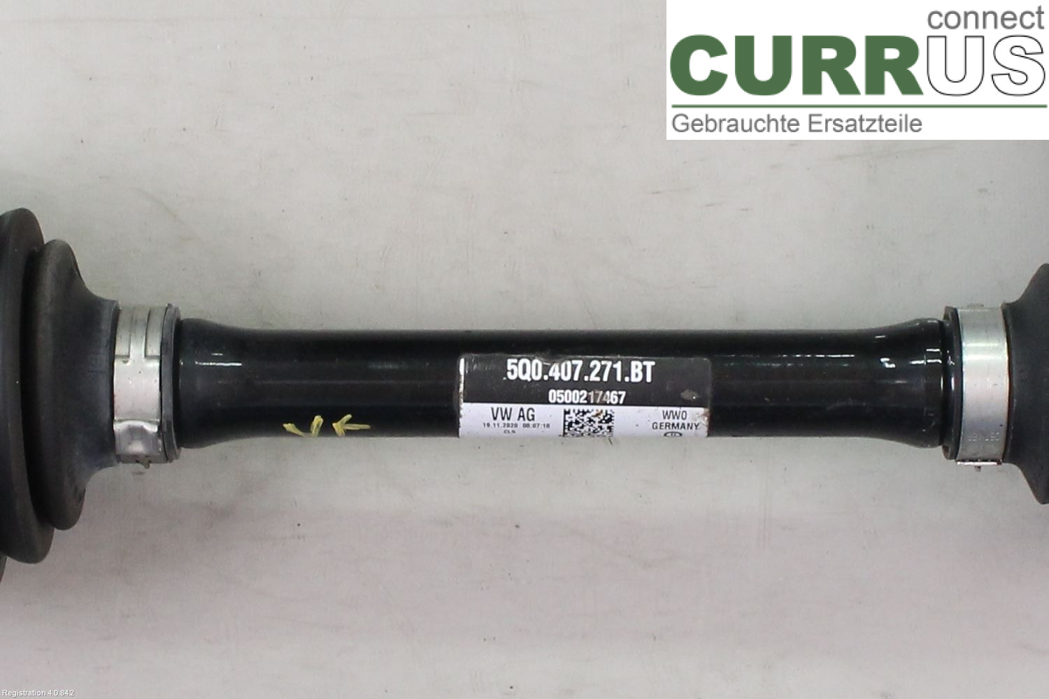 VW T-ROC  18- Front axle assembly (4WD) 5Q0407271BT DPCA