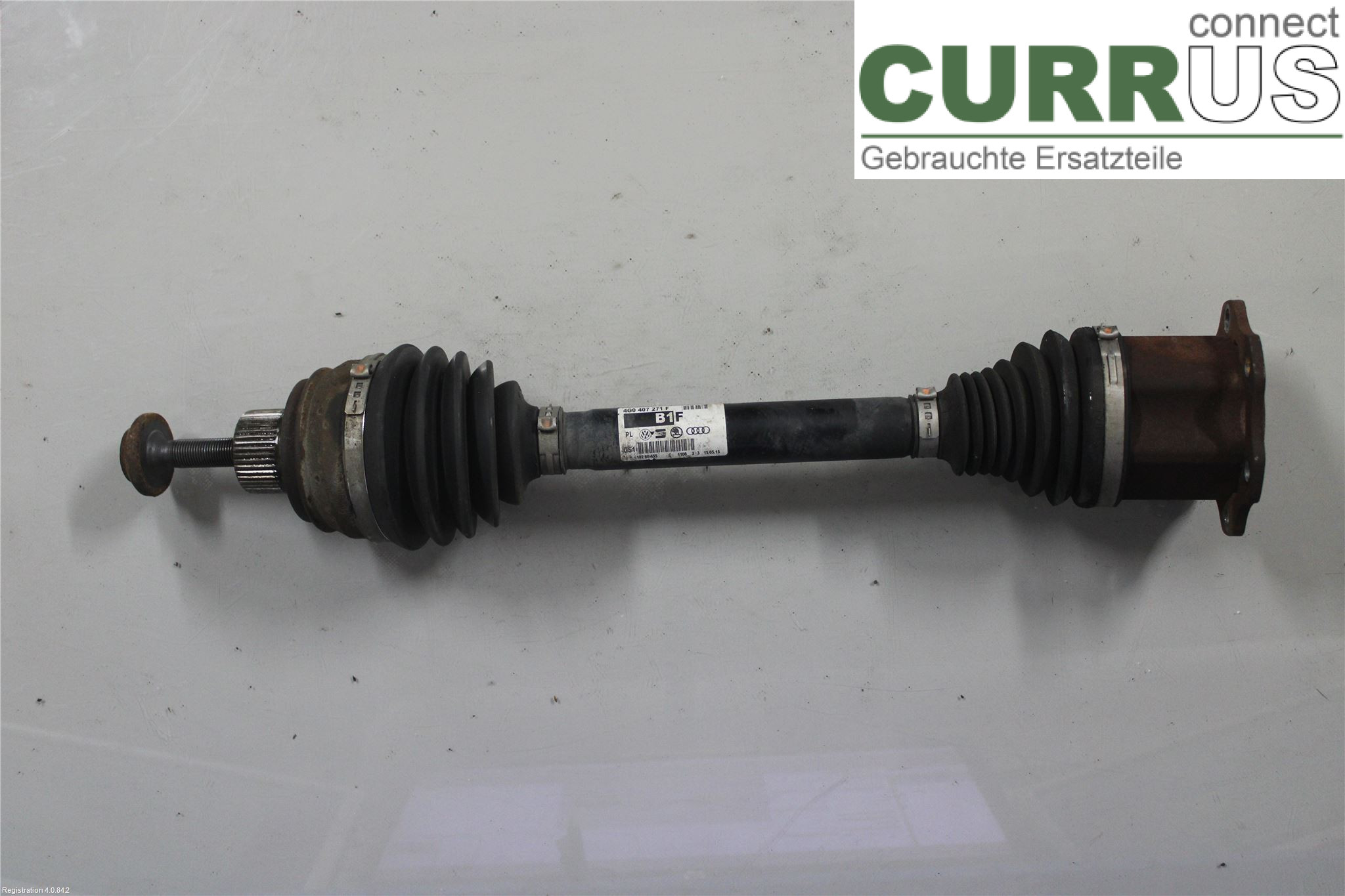 AUDI A6 ALLROAD 4G  12-18 Front axle assembly (4WD) 4G0 407 271 F  CRTE