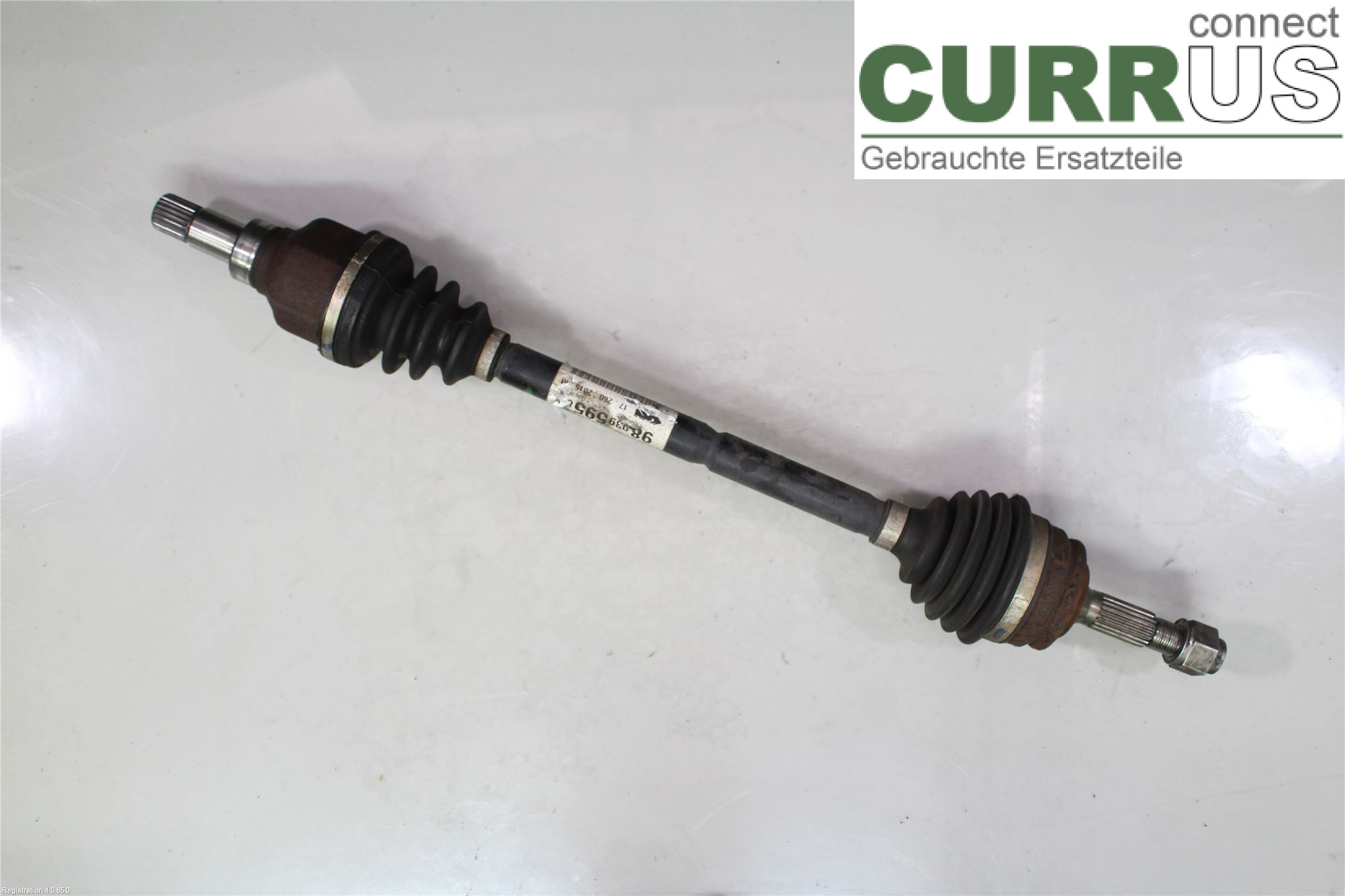 PEUGEOT 208 16-19 Front axle assembly (4WD) 98 039 595 80  HMZ