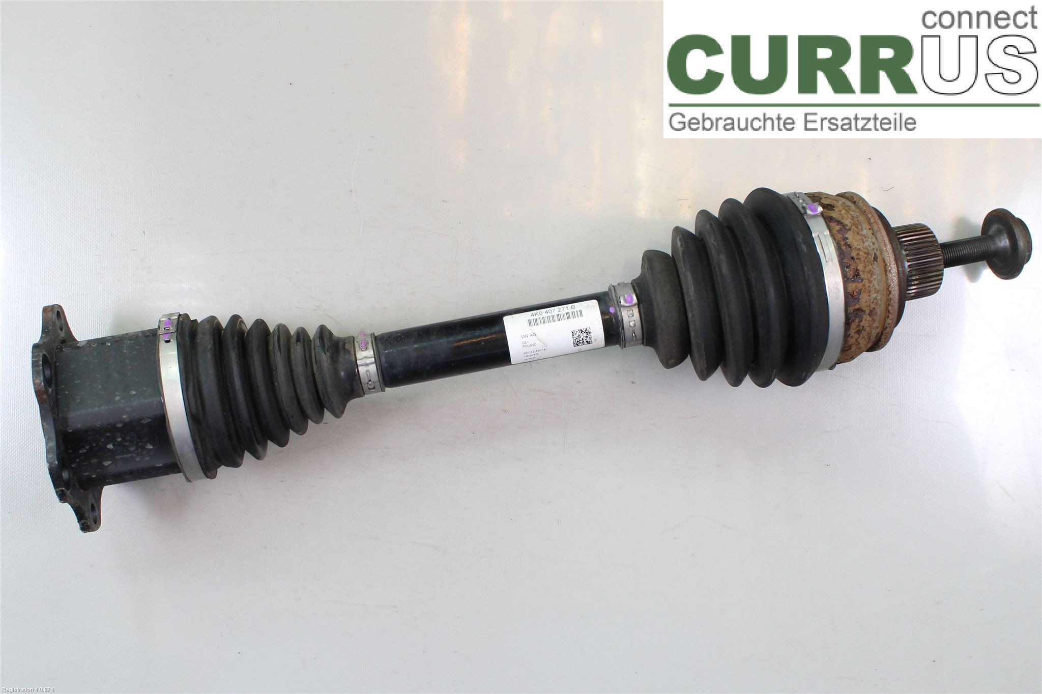 AUDI A6 F2/C8  19- Front axle assembly (4WD) 4K0 407 271 G DLGA