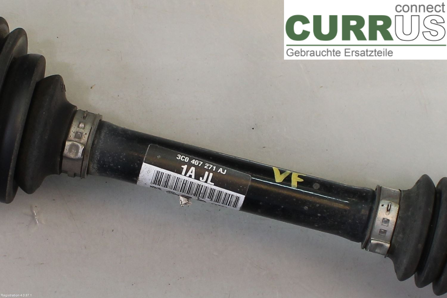 VW PASSAT CC  08-16 Front axle assembly (4WD) 3C0 407 451 FX BWS