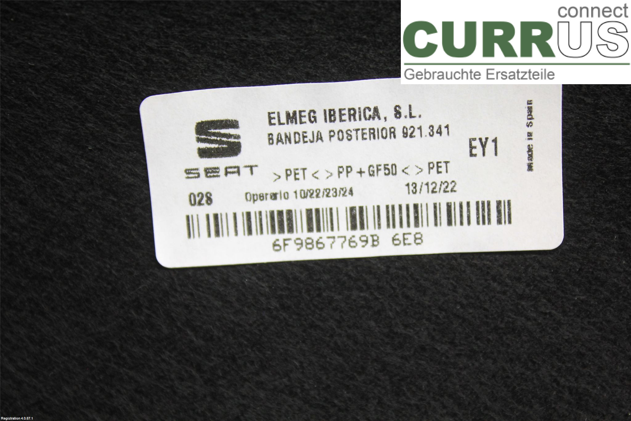 SEAT ARONA Tuyau d’admission 6F9 867 769 B  6E8 DLAA