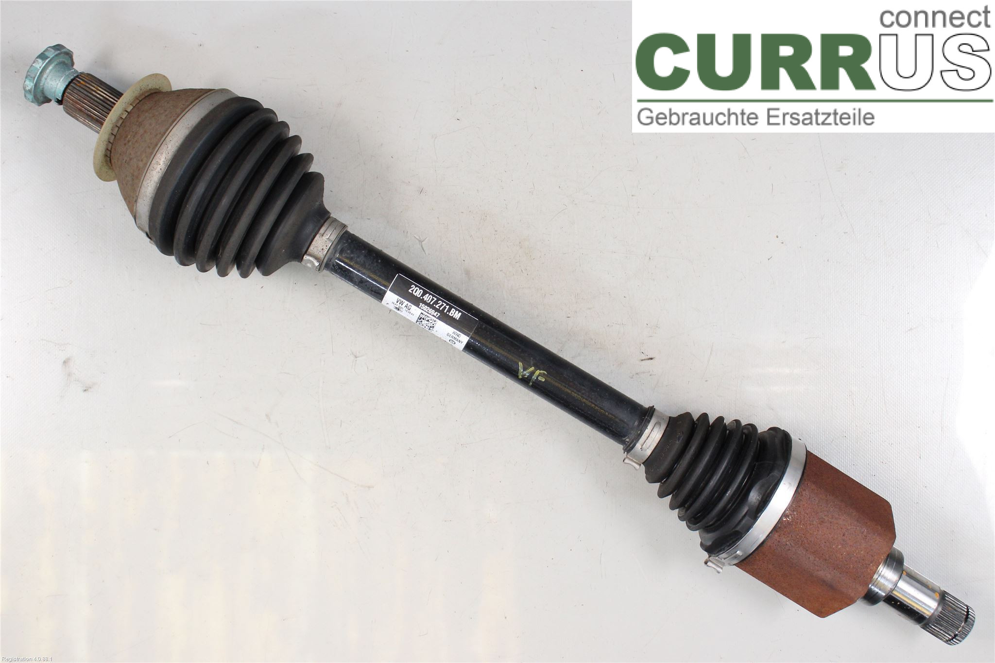 VW T-CROSS  19- Front axle assembly (4WD) 2Q0 407 451 HX DLAC