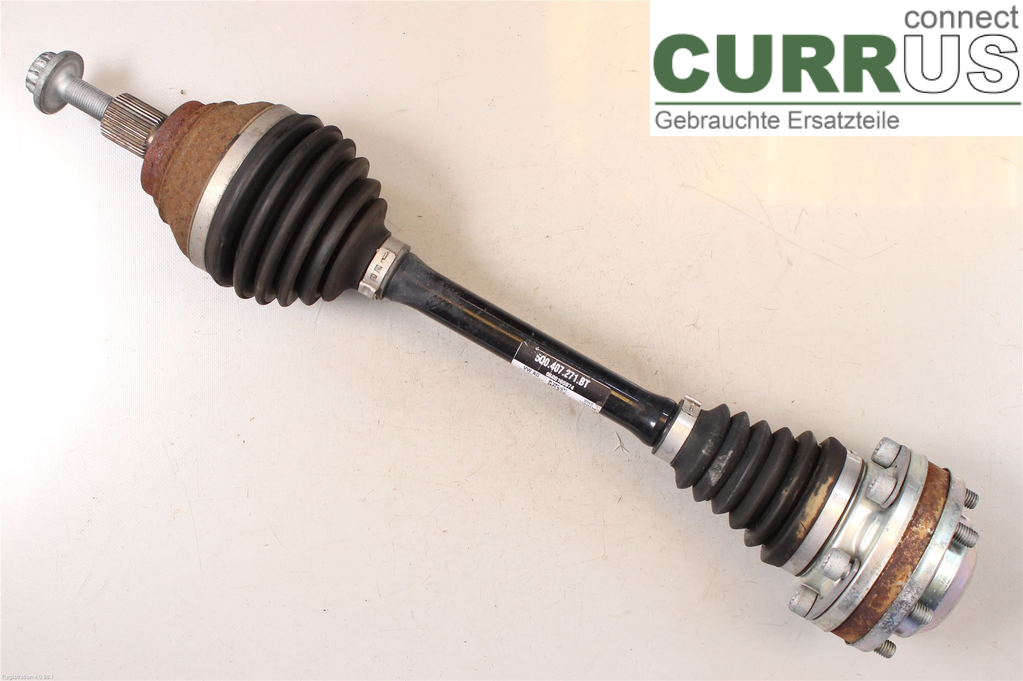 VW T-ROC  18- Front axle assembly (4WD) 5Q0 407 271 BT DPCA