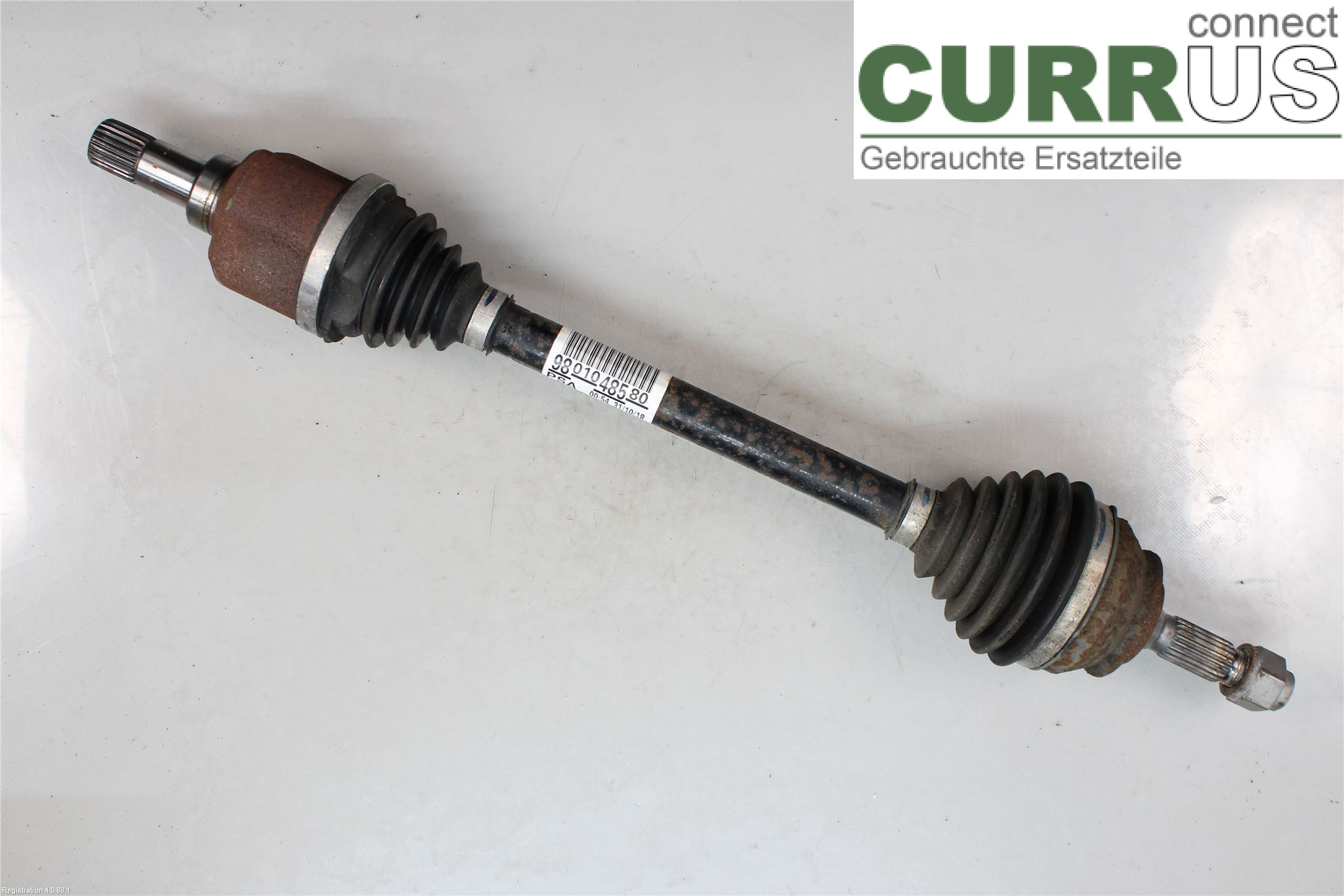 CITROEN C4 CACTUS 14-20 Front axle assembly (4WD) 16 126 903 80  HNP