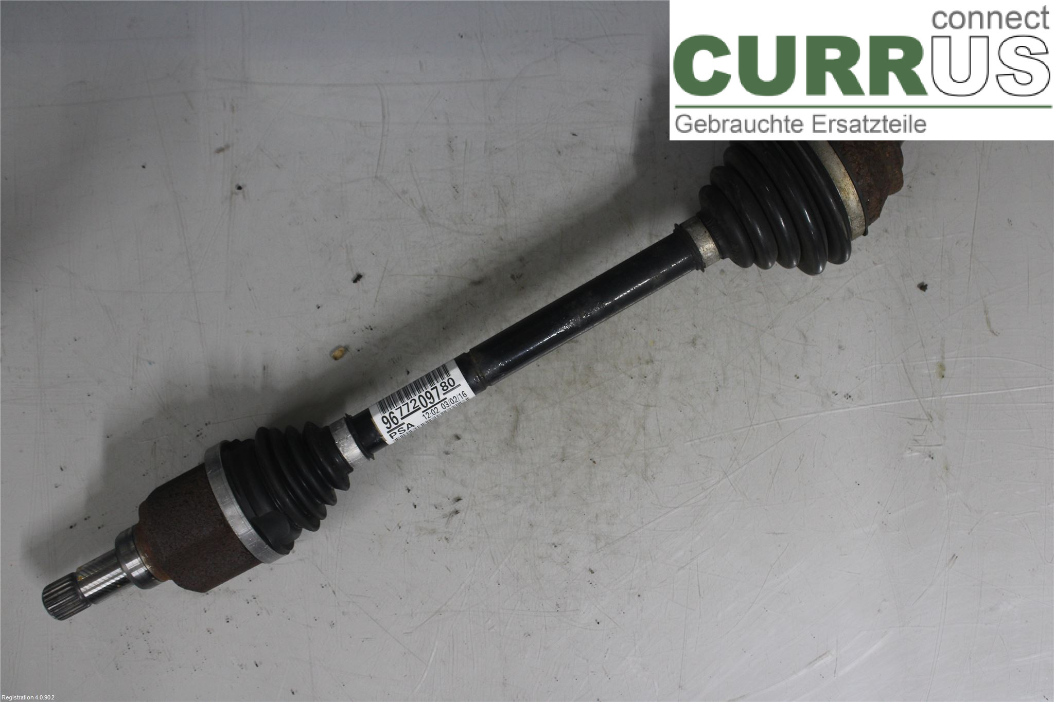 PEUGEOT 2008   13-20 Front axle assembly (4WD) 16 097 638 80  HMZ