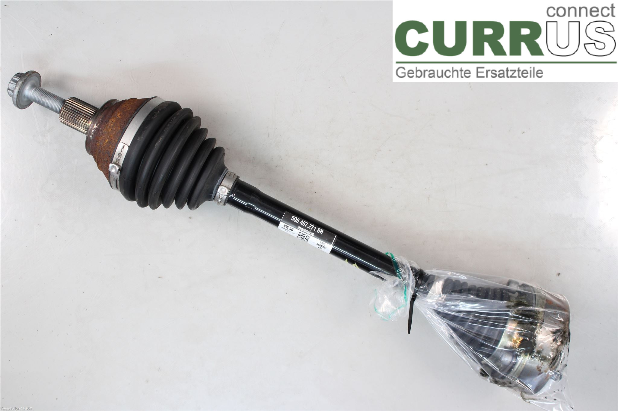 VW GOLF/E-GOLF VIII  20- Front axle assembly (4WD) 5Q0 407 271 BR DHFA