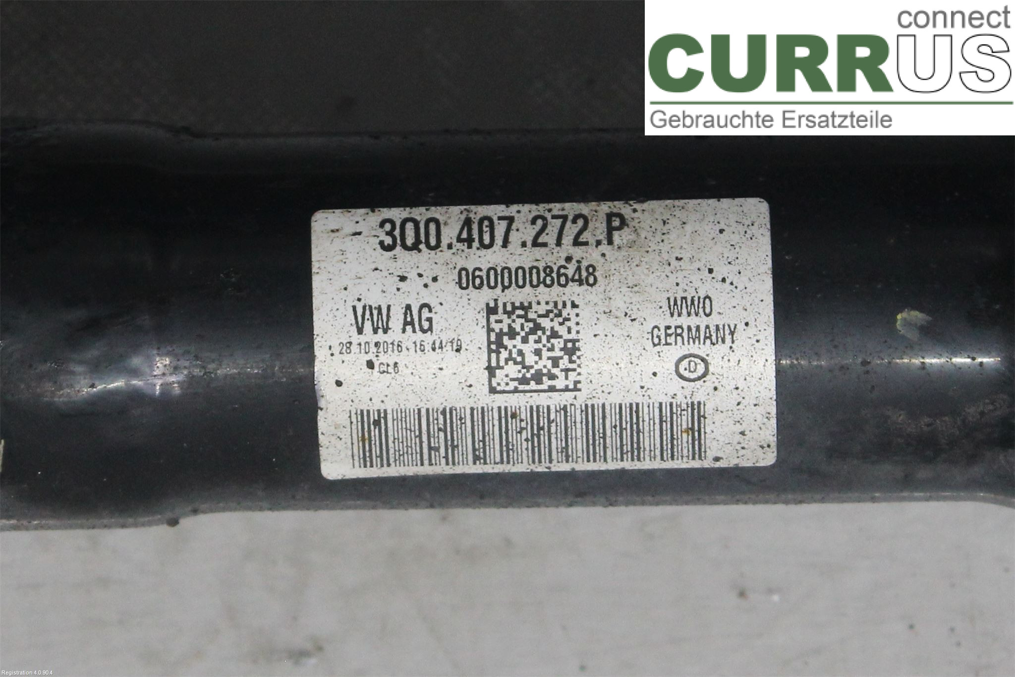 VW TOURAN 16- Pièces de transmission 3Q0 407 272 DB CZDA