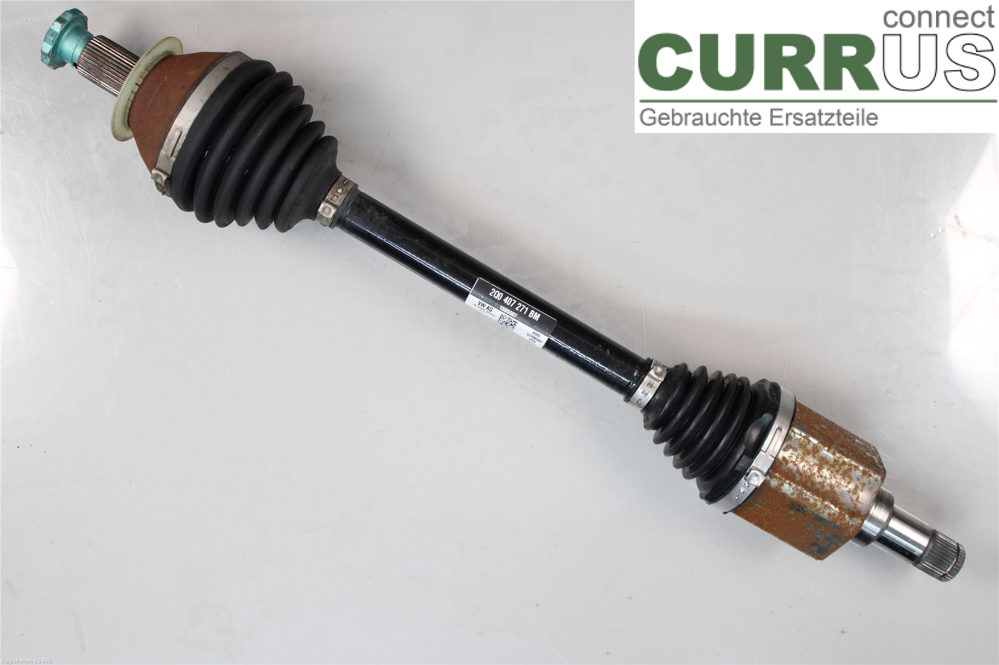VW T-CROSS  19- Front axle assembly (4WD) 2Q0 407 271 BM DLAC
