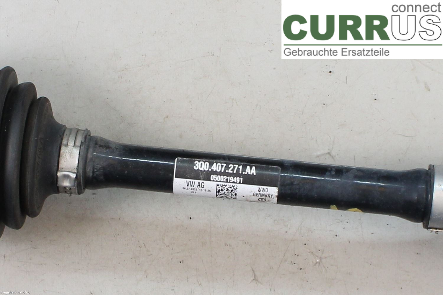 VW PASSAT  20-24 Front axle assembly (4WD) 3Q0 407 271 AA DPCA