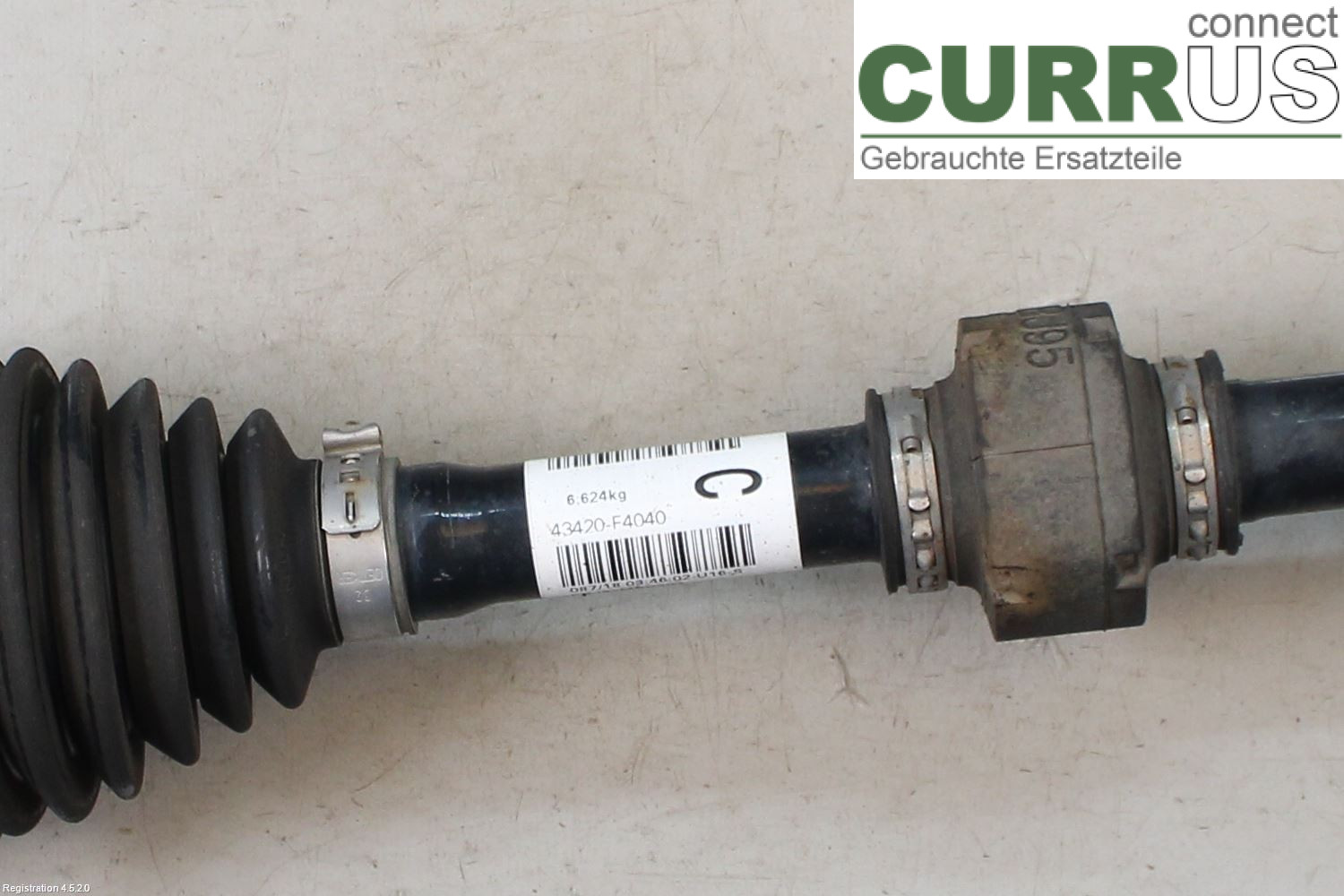 TOYOTA C-HR 16-23 Front axle assembly (4WD) 43420-F4040 2ZR-FXE