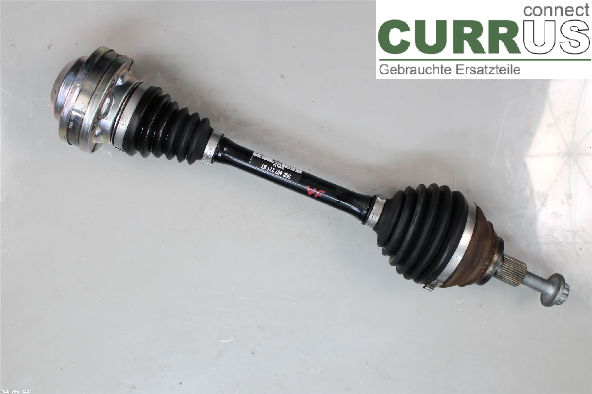VW T-ROC  18- Front axle assembly (4WD) 5Q0 407 271 BT DXDB