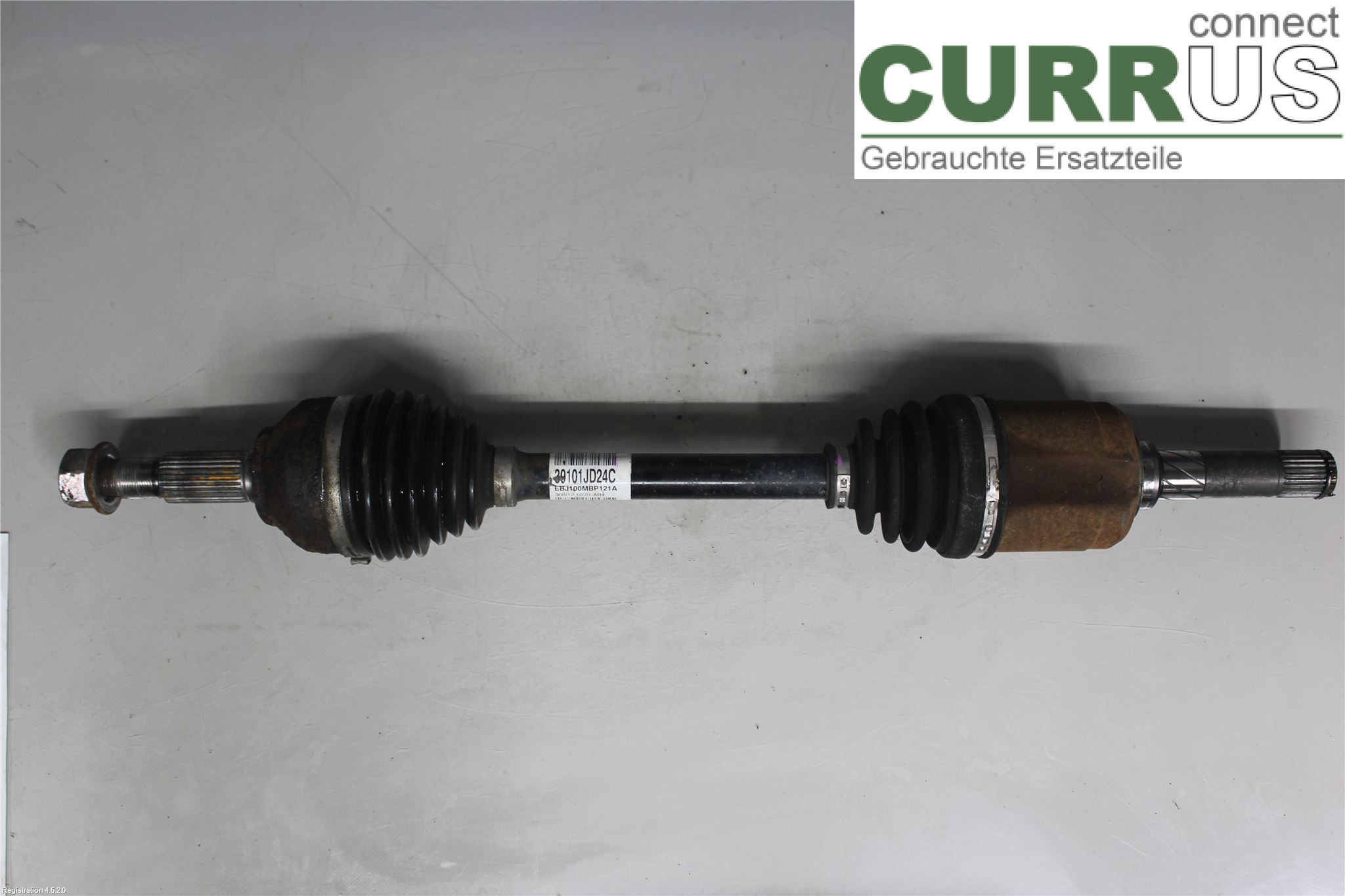 NISSAN QASHQAI+2  10-14 Essieu avant (4x4) 39101JG34C  MR20DE