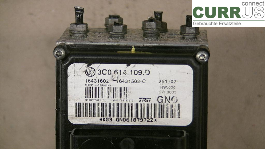  ABS Hydraulic unit 3C0614109D 2.0TDI