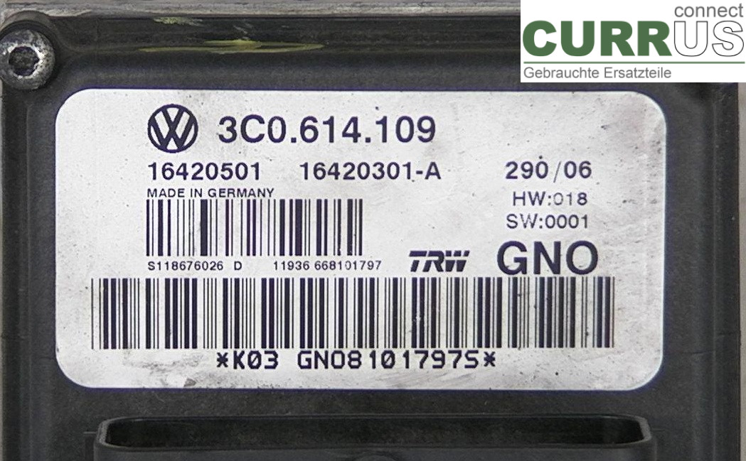  Unité hydraulique ABS 3C0614109 TRW 2.0TDI4