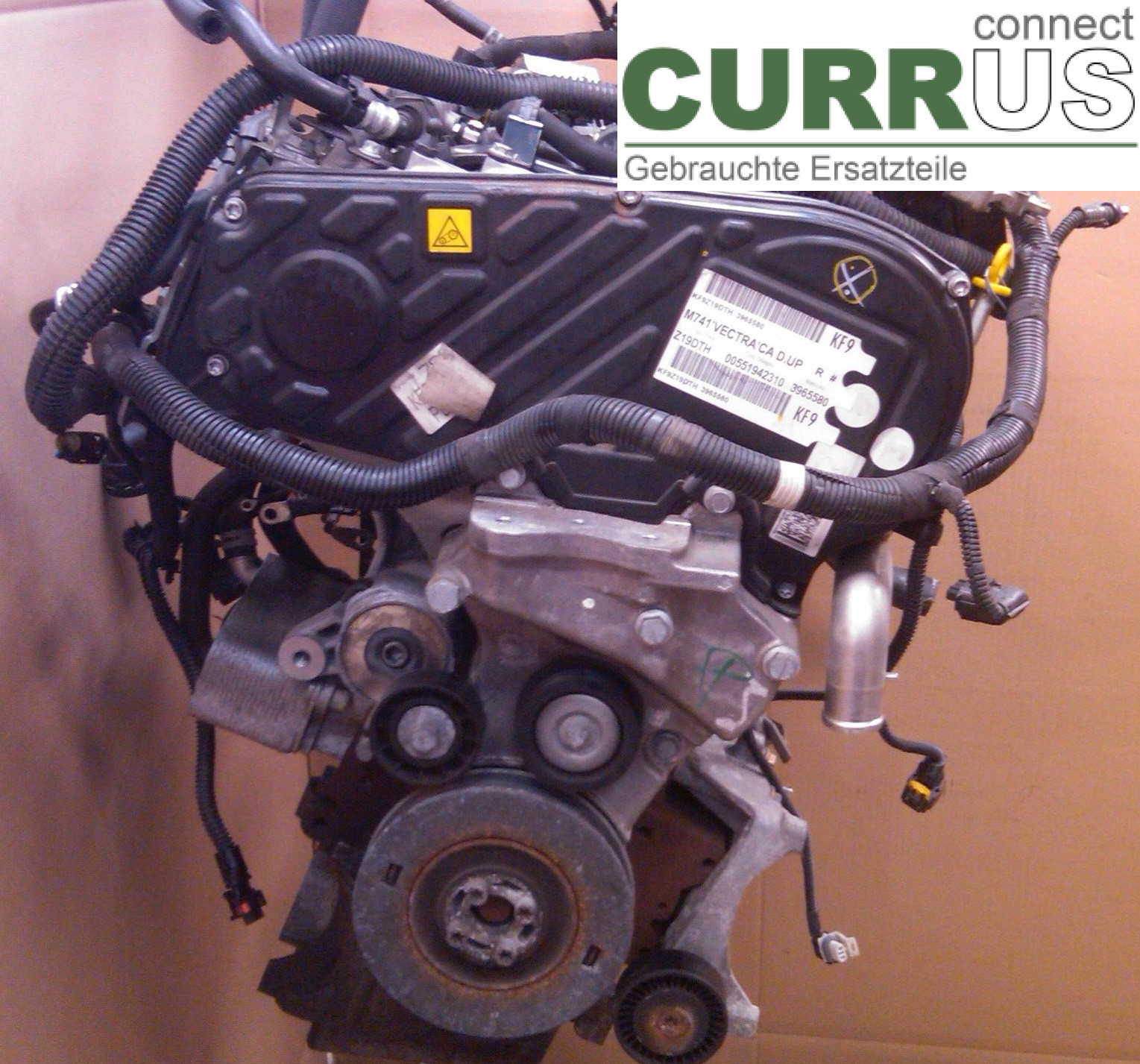  Engine Z19DTH 3965580 ÷TURBO 1.9CDTI