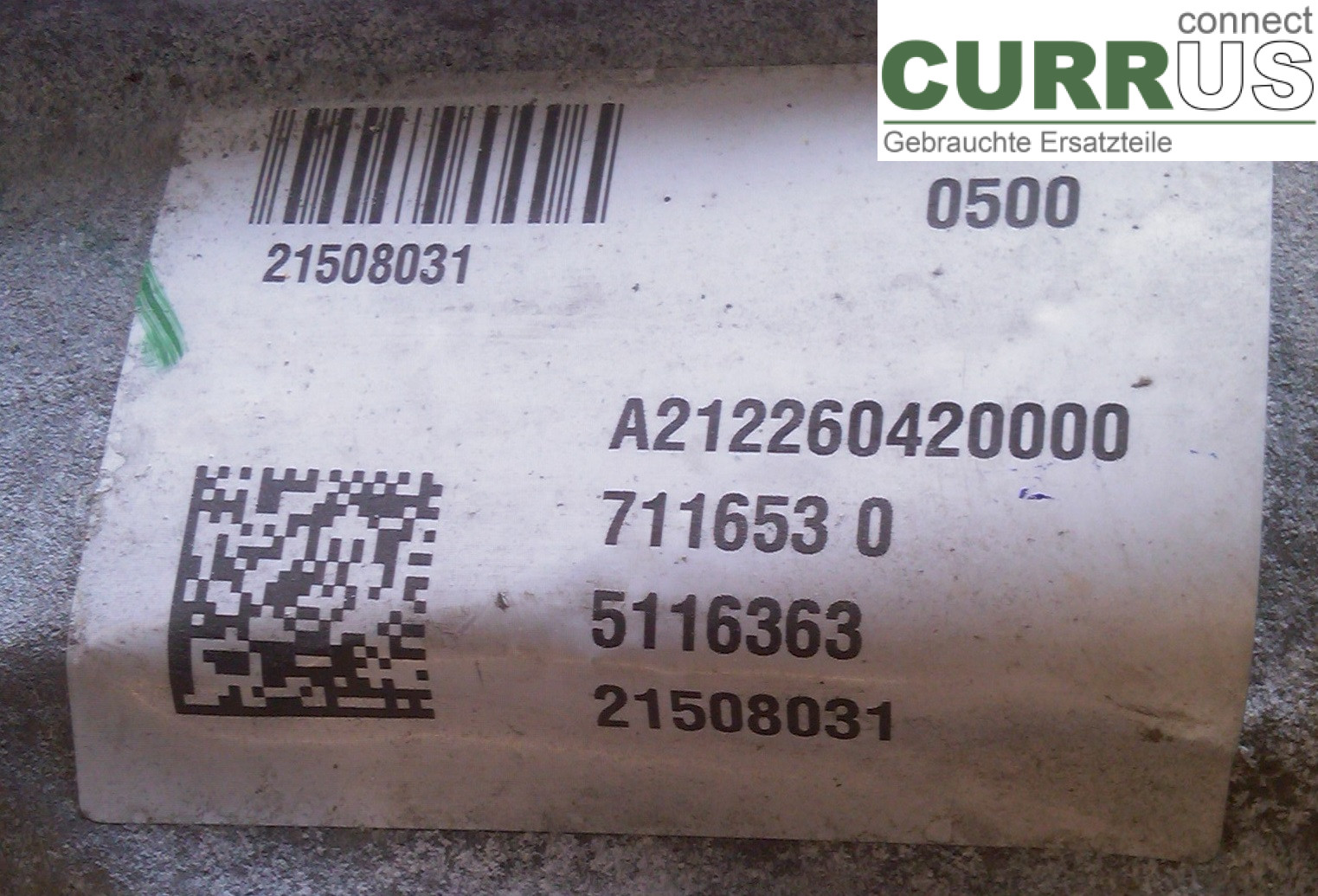  Gearbox (6-speed) 711653 2.2CDI4