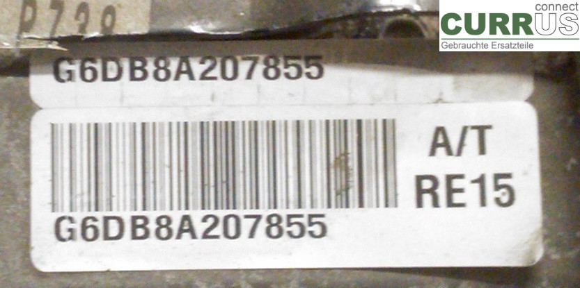  Engine G6DB 8A207855, 250HK/184KW 3.3EK4