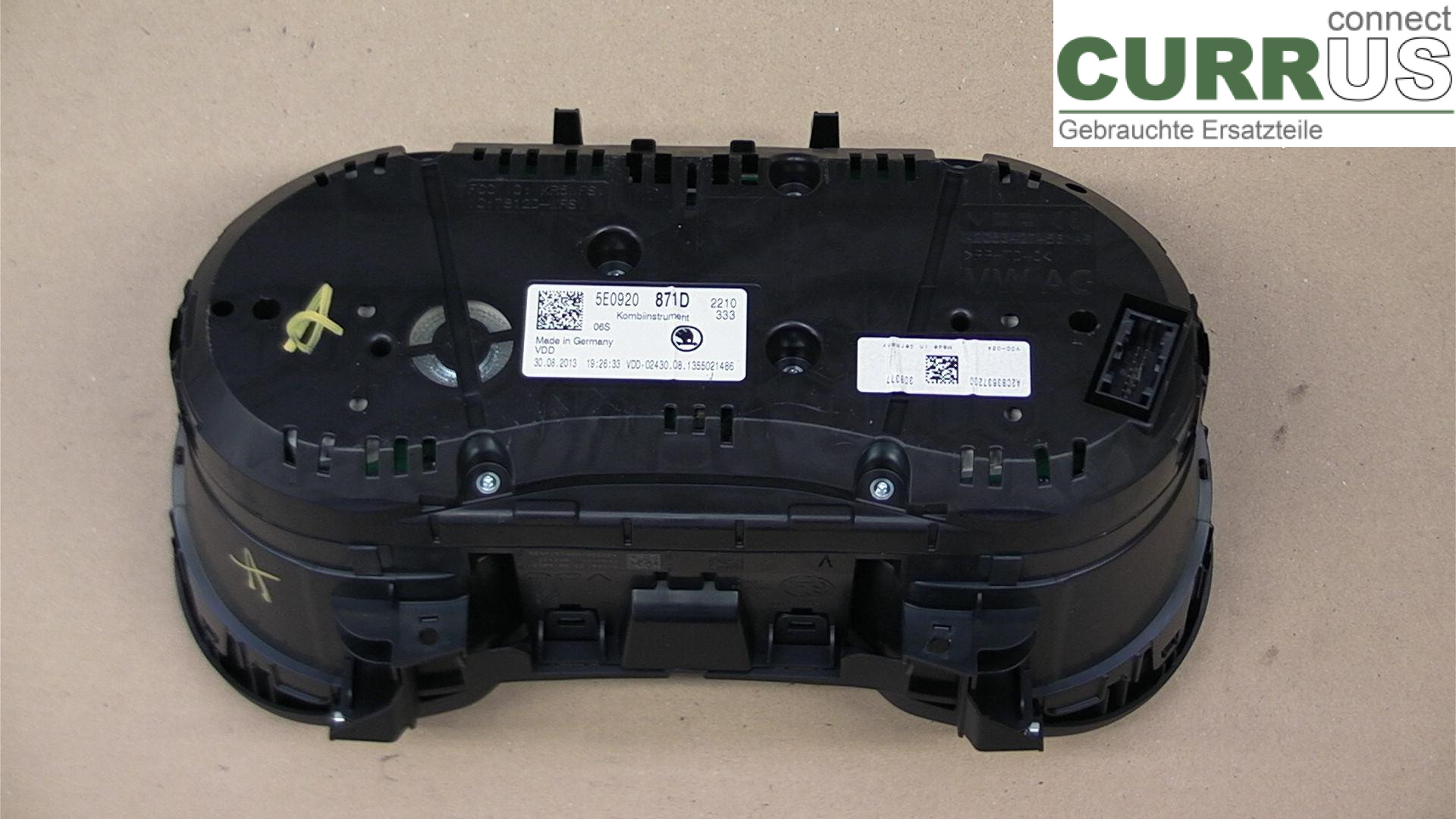  Instrument cluster / comb 5E0920871D 1.6CRDI