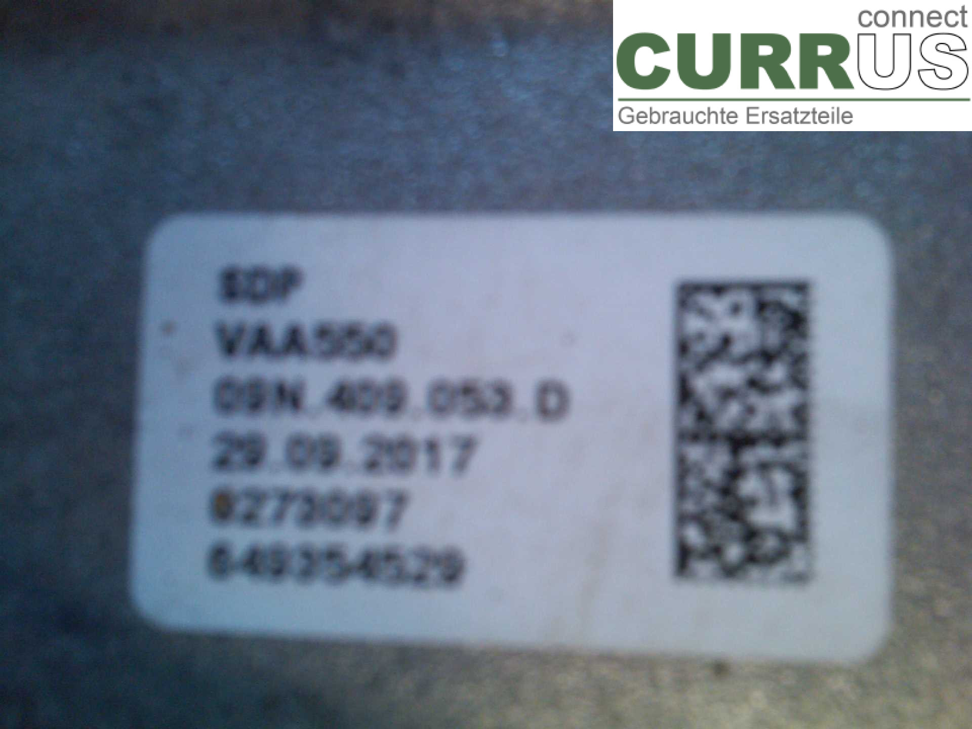  Distribution gear box 09N409053D 2.0CRDI
