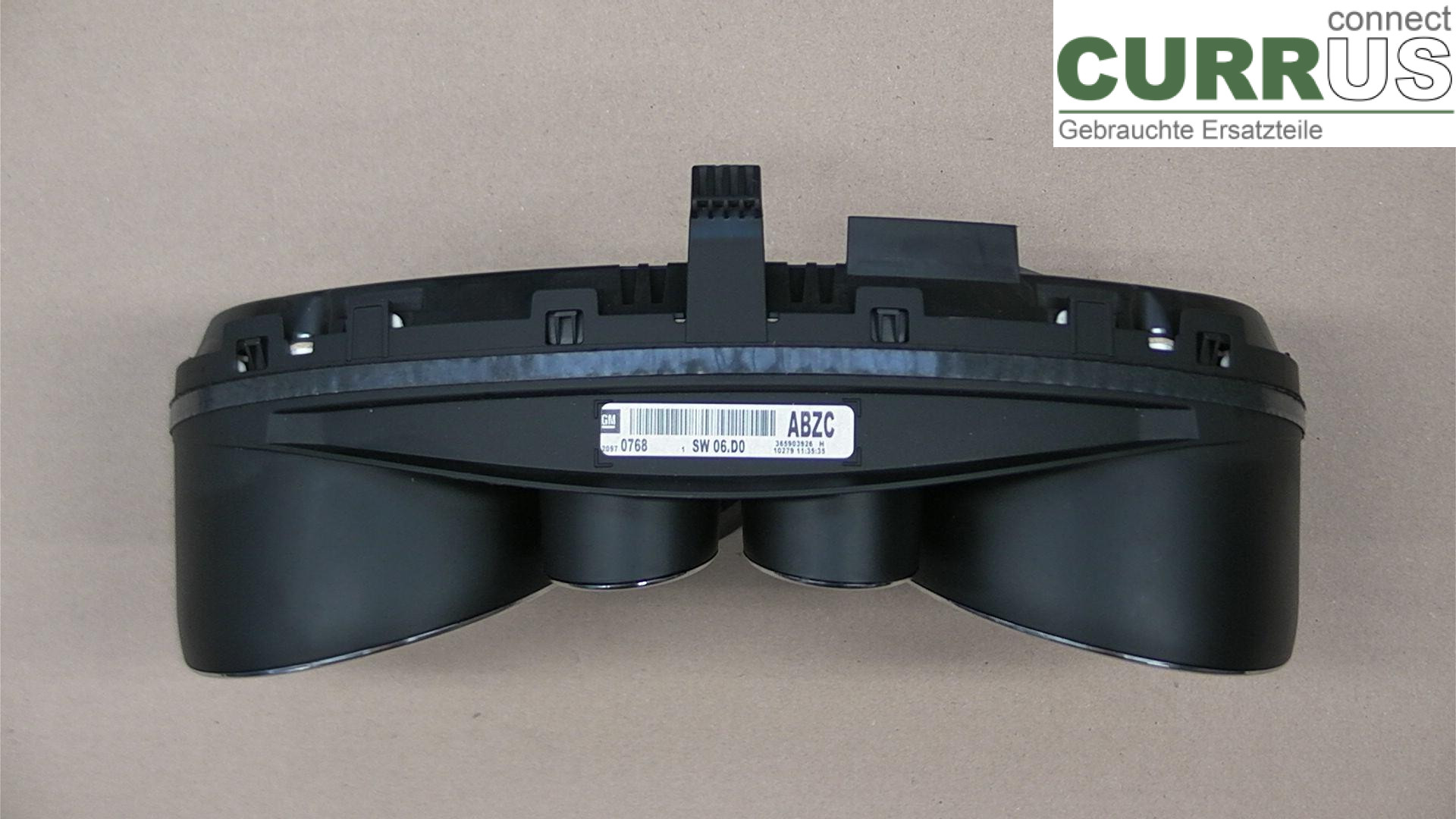  Instrument cluster / comb 20970768 NULSTILLET 2.0CDTI
