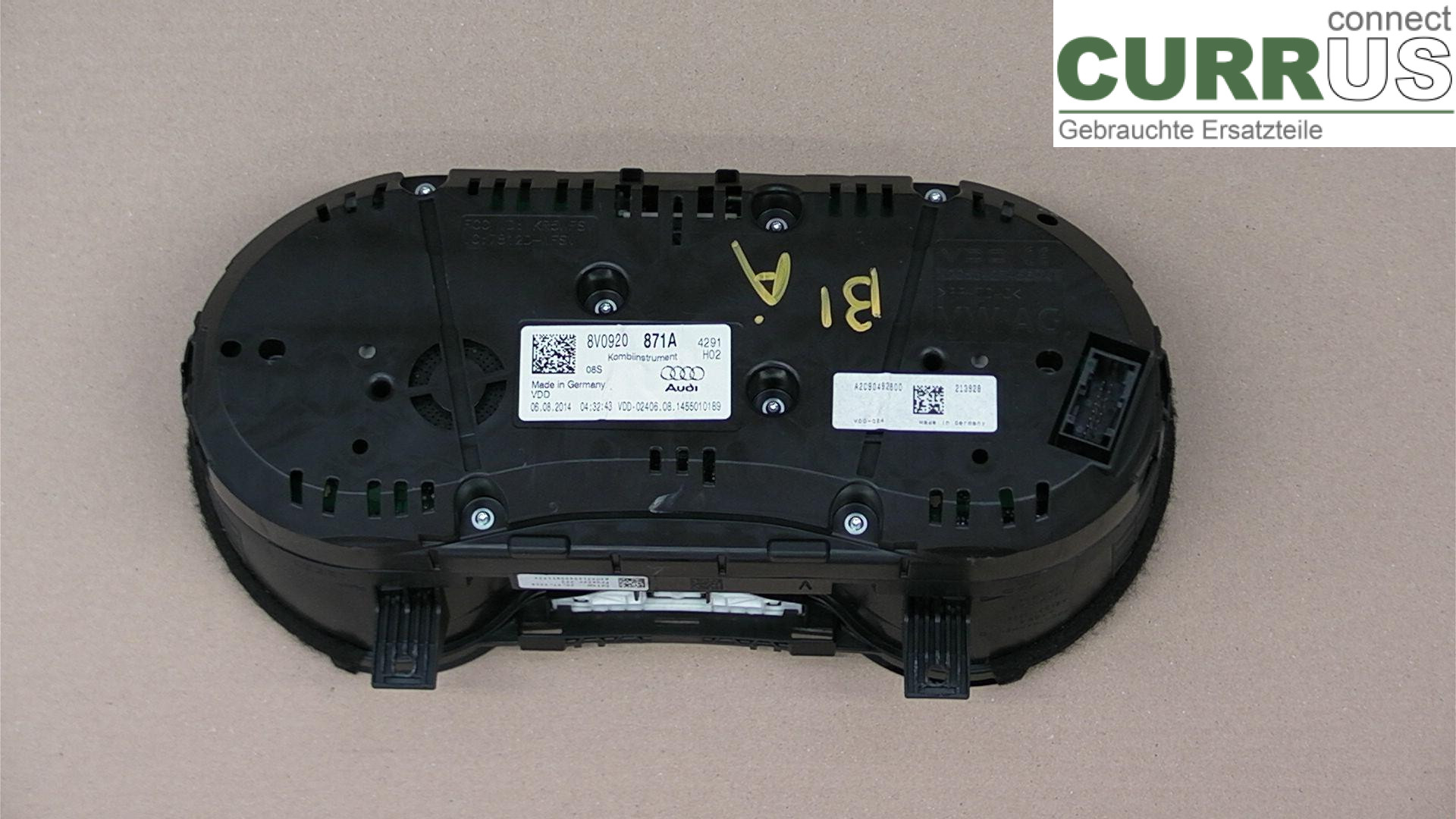  Instrumentpanel / kombiinstrument 8V0920871A 2.0CRDI
