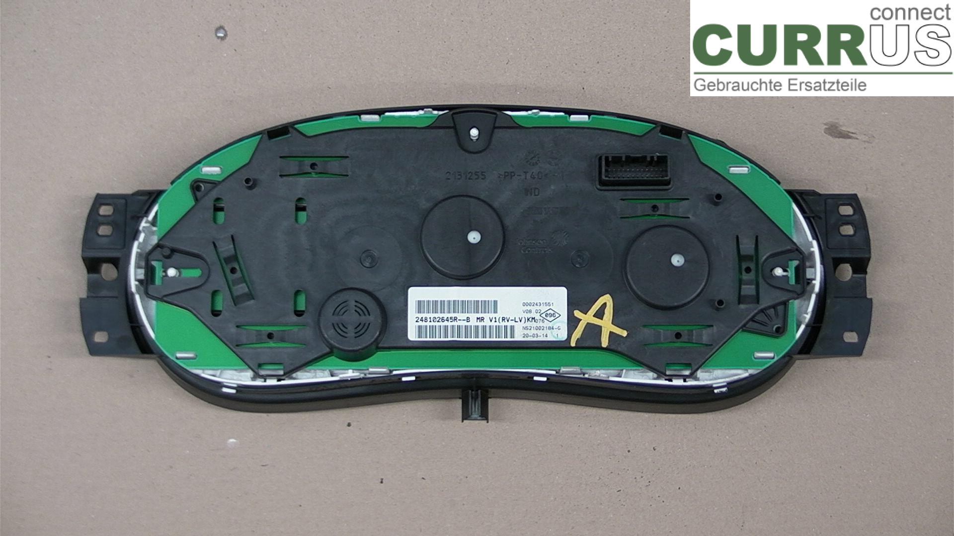  Instrument cluster / comb 248102645R--B 1.5DCI