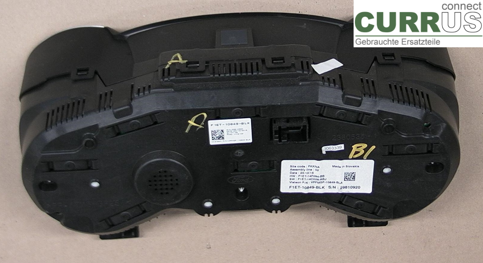  Instrument cluster / comb F1ET10849BLK 1.5TDCI