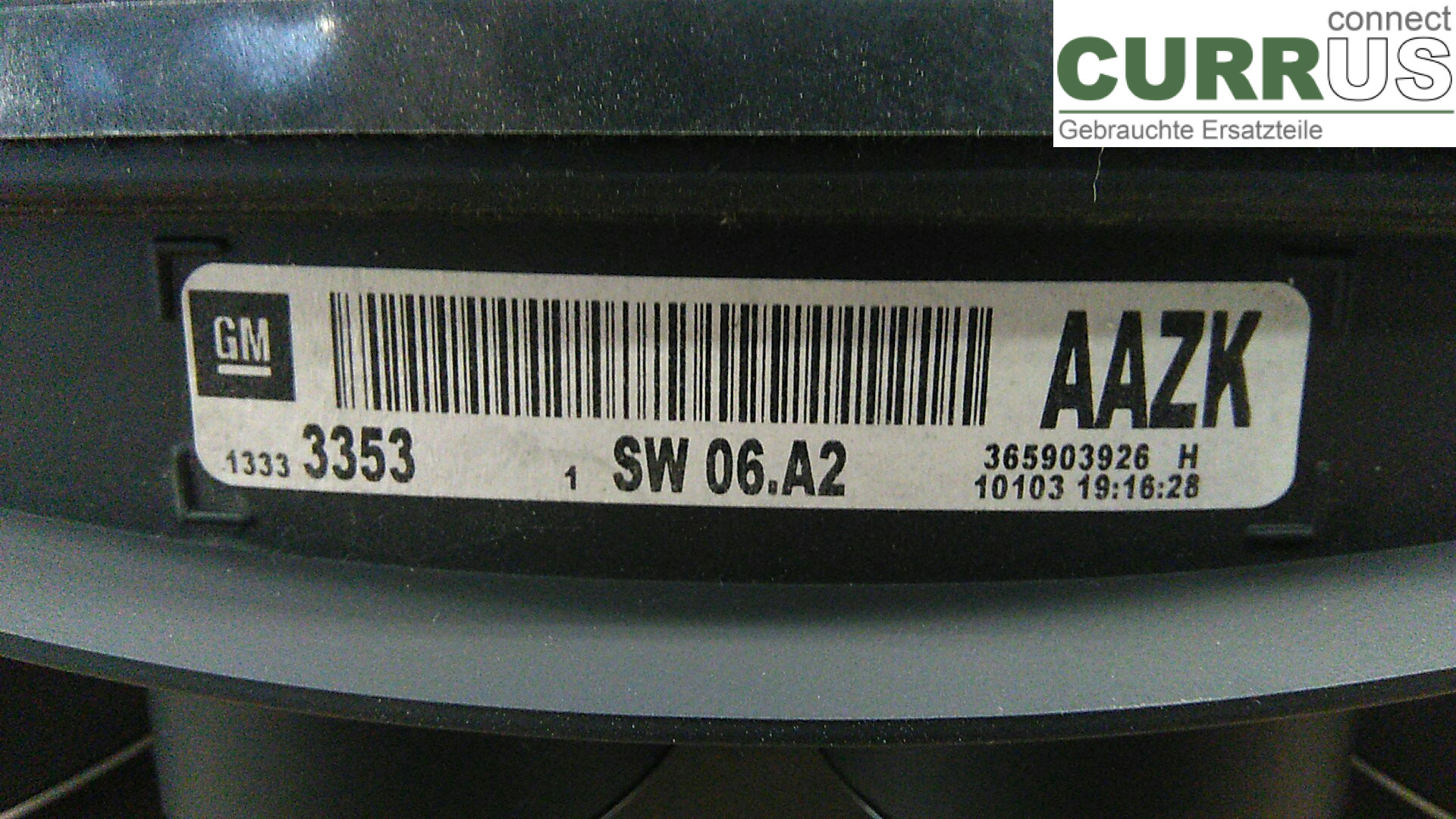  Instrument cluster / comb 13333353 NULSTILLET 2.0CDTI
