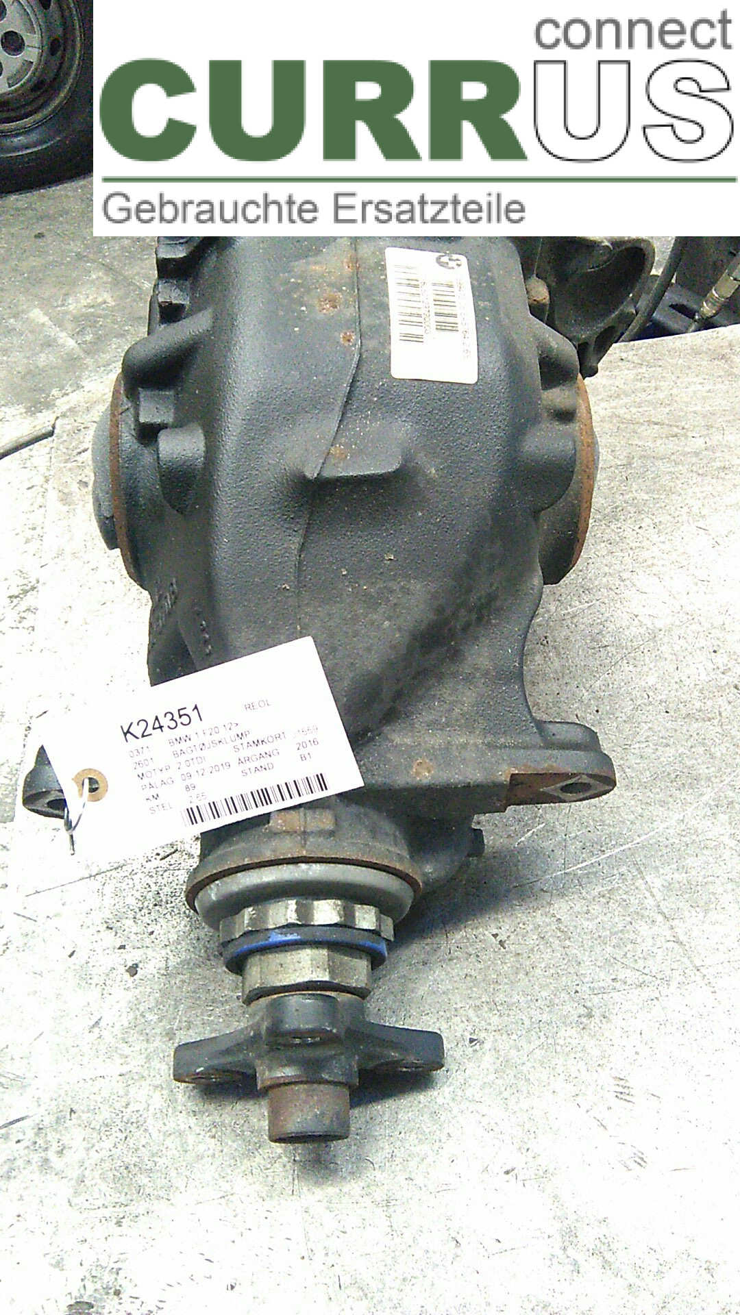  Différentiel 33107599472 2.0TDI