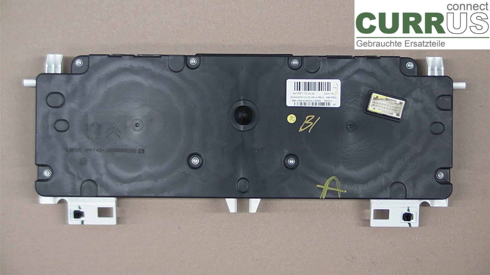  Instrument cluster / comb 9816911280-00 1.6HDI