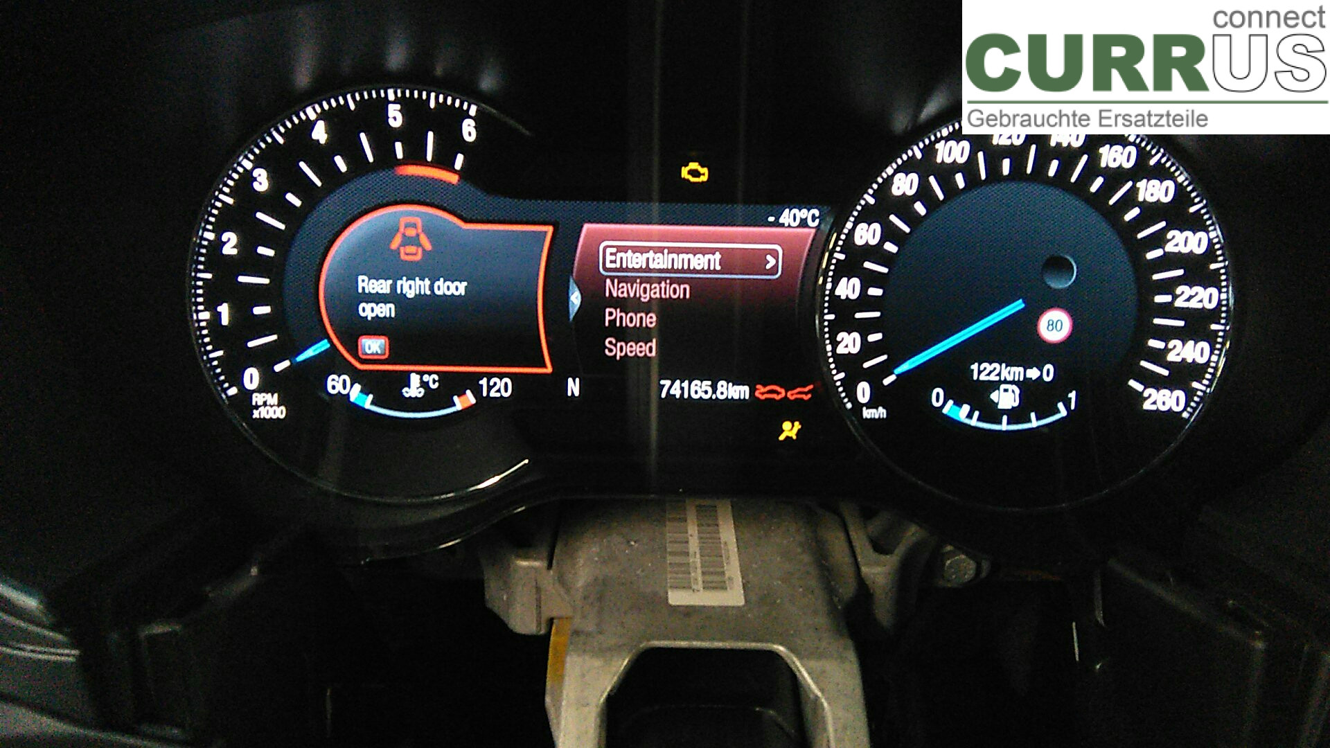  Instrument cluster / comb GS7T-10849-ALD 2.0TDCI