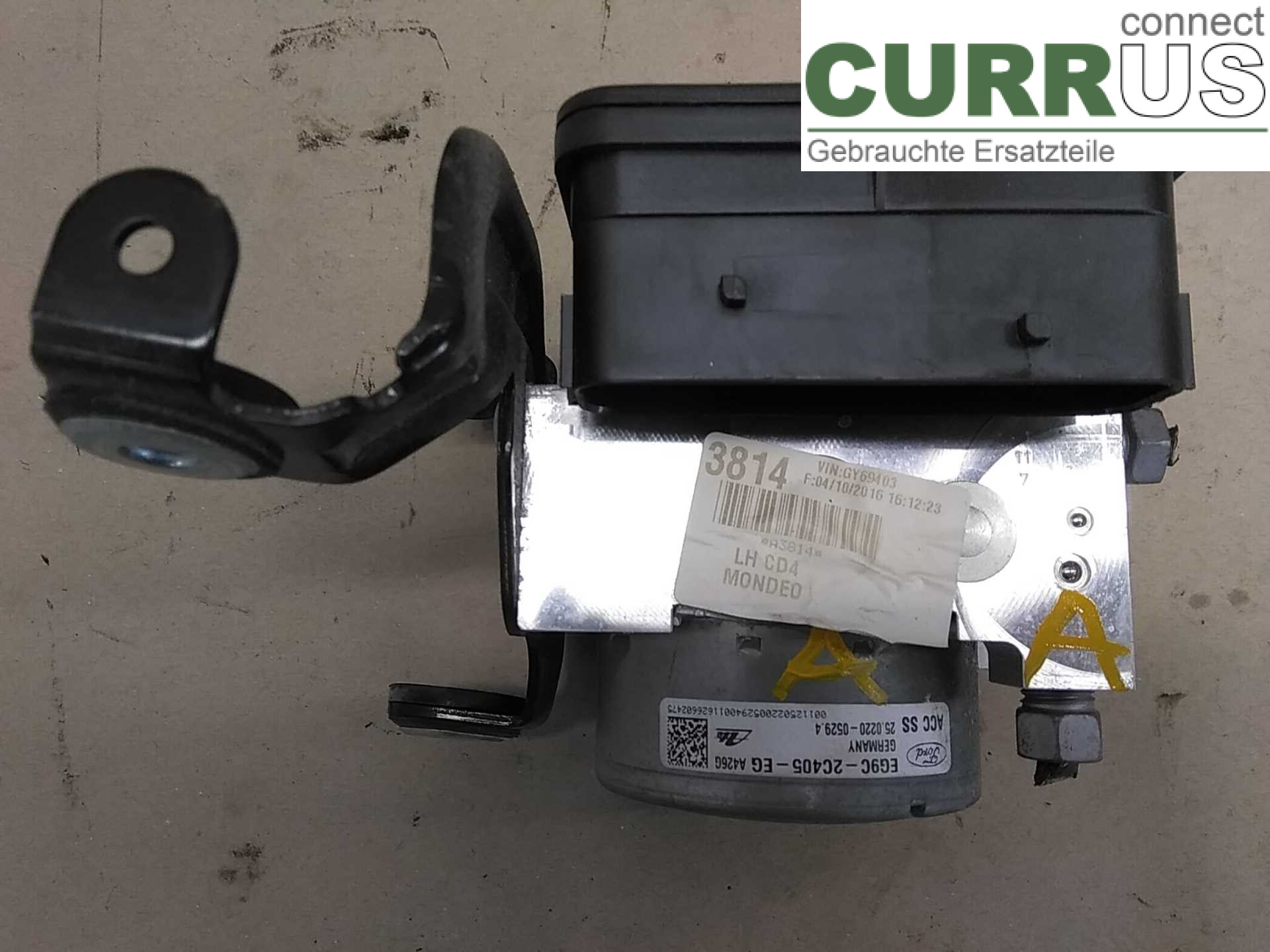  ABS Hydraulic unit EG9C2C405EG 2.0TDCI