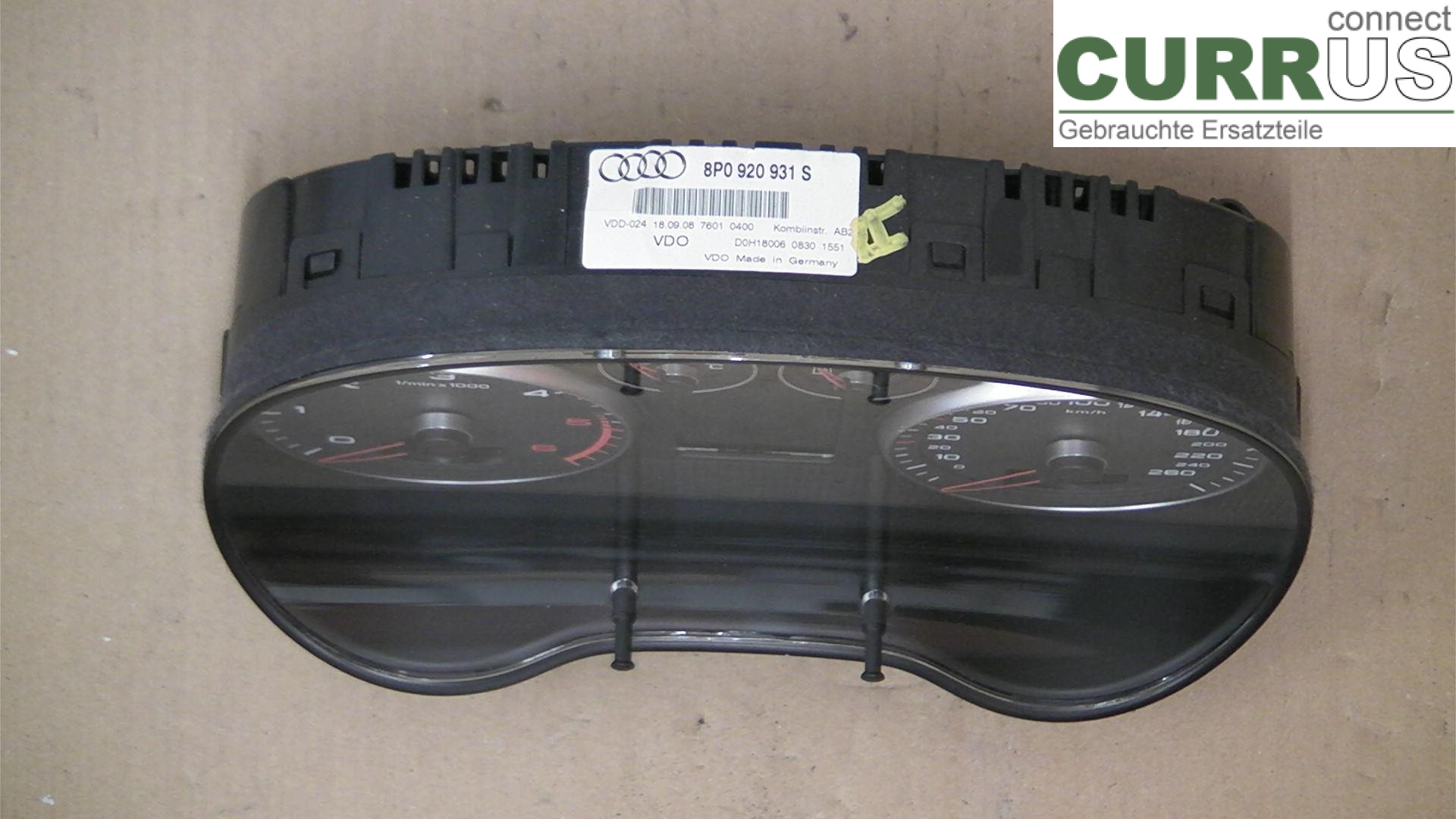  Instrument cluster / comb 8P0920931S 2.0CRDI