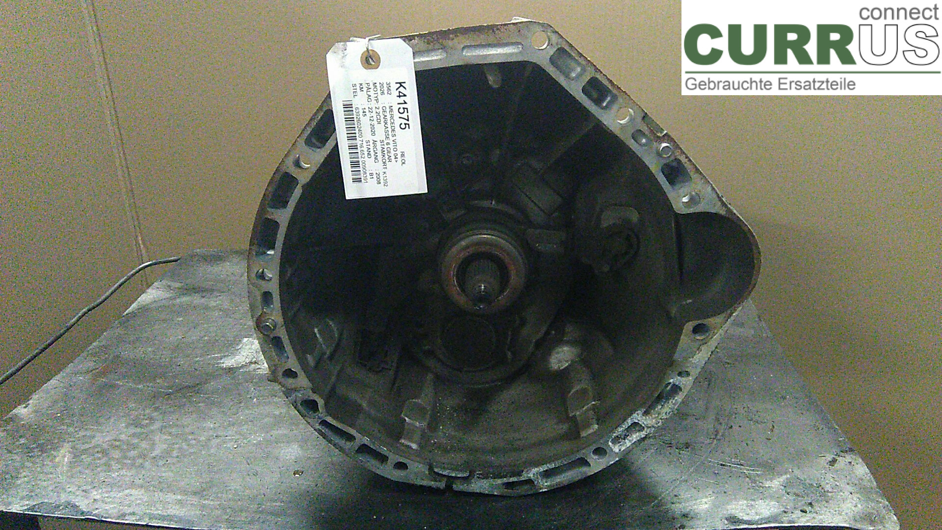  Gearbox (6-speed) A6392602400 2.2CDI4