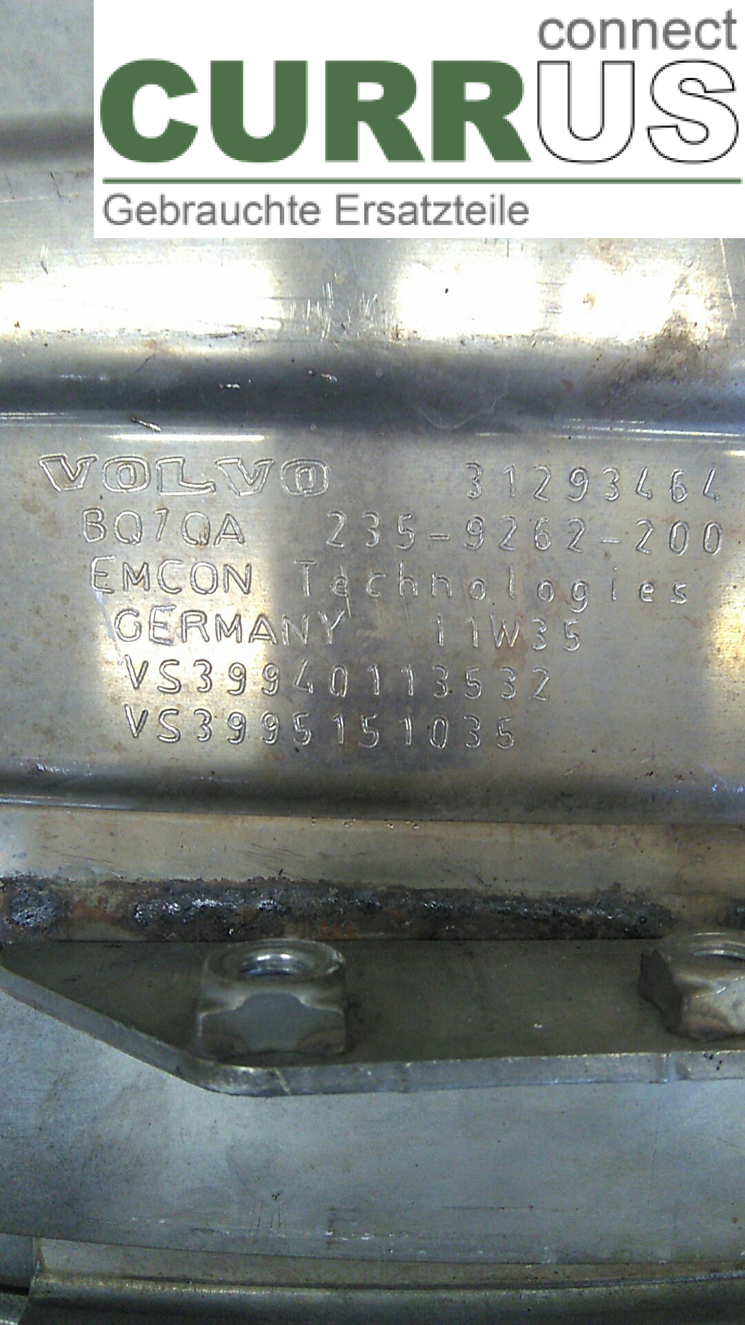  Partikelfilter 31293464 2.4TDI
