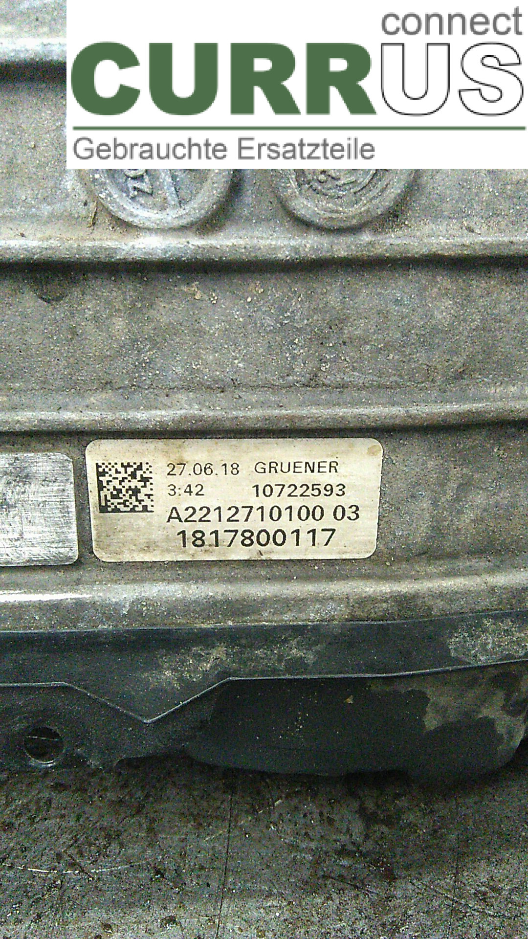  Gearbox (Automatic) A9072701100 2.1CDI4