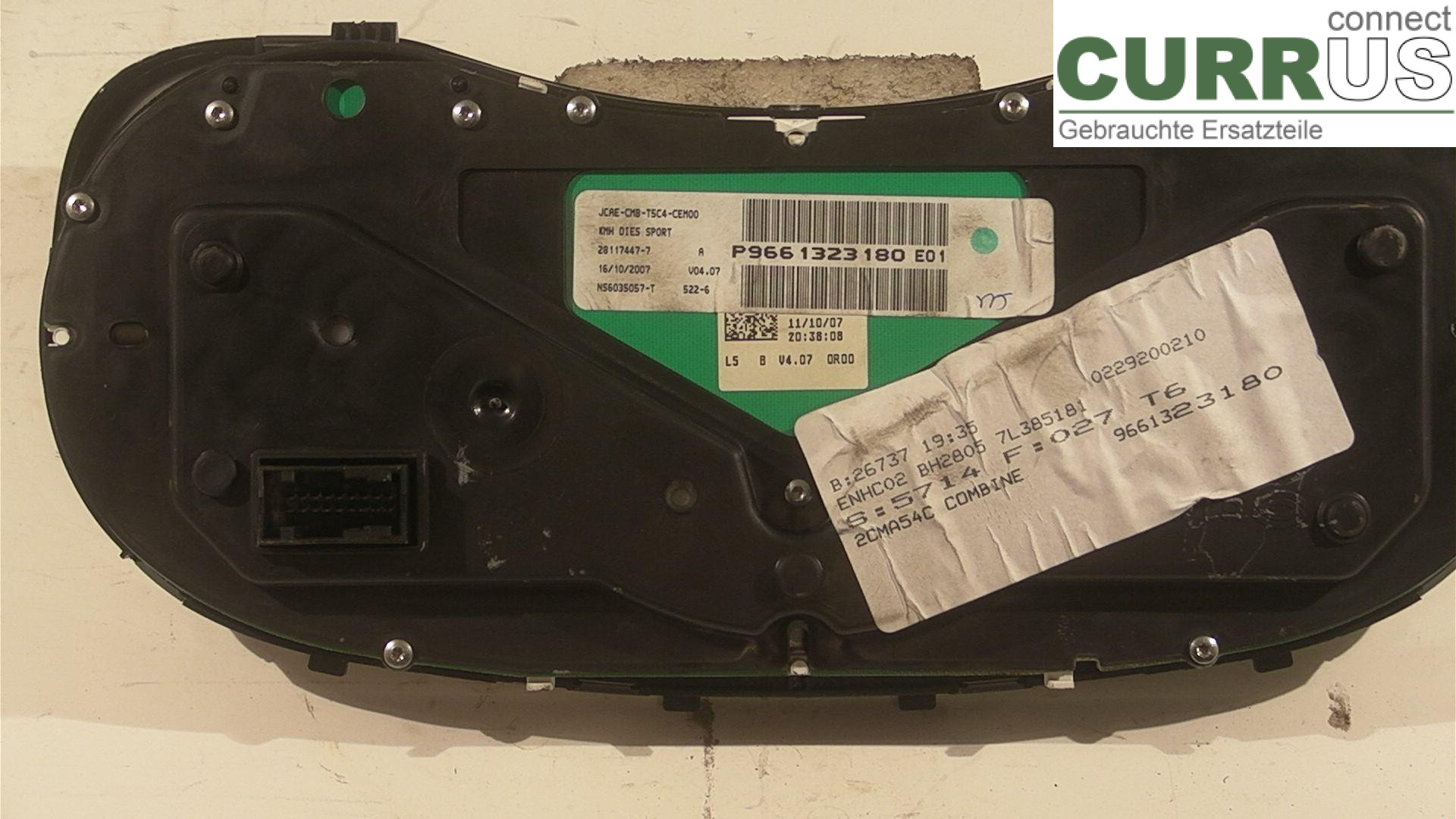  Instrument cluster / comb 9661323180 1.6HDI