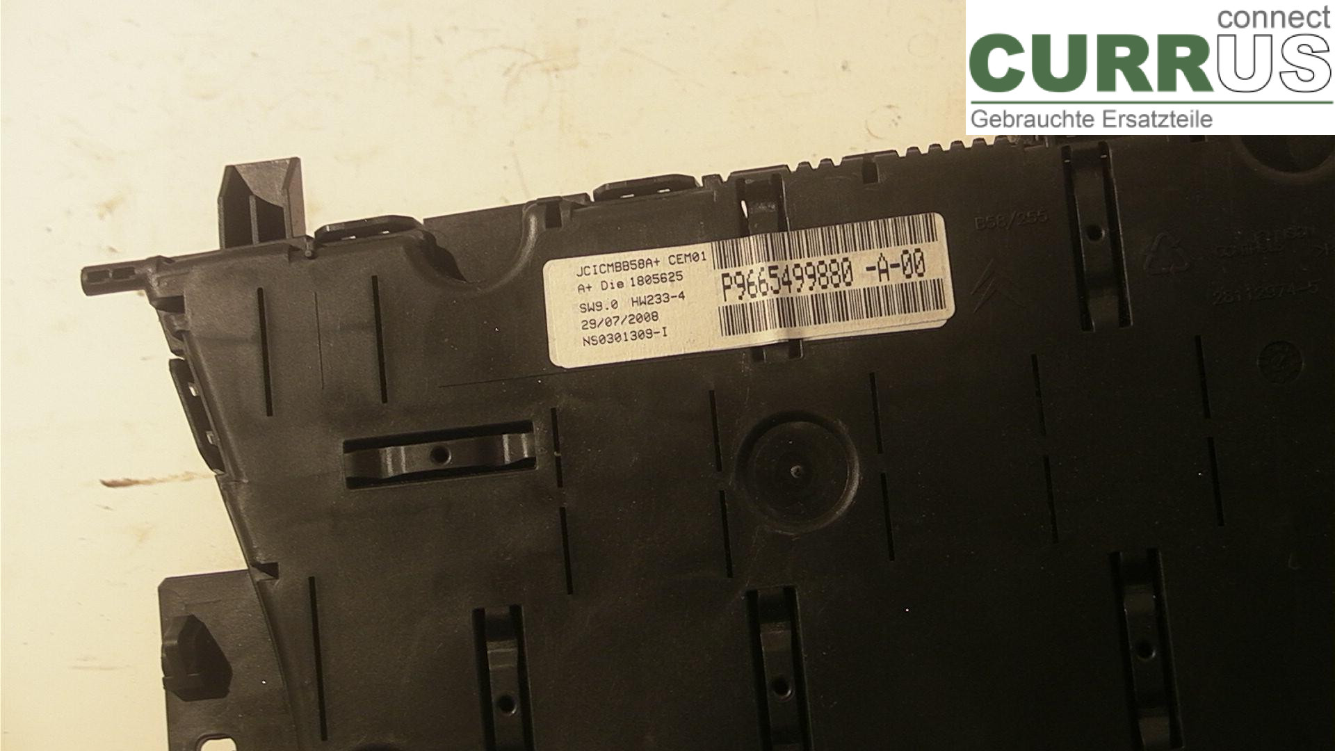  Instrument cluster / comb 9665499880-A-00 1.6HDI