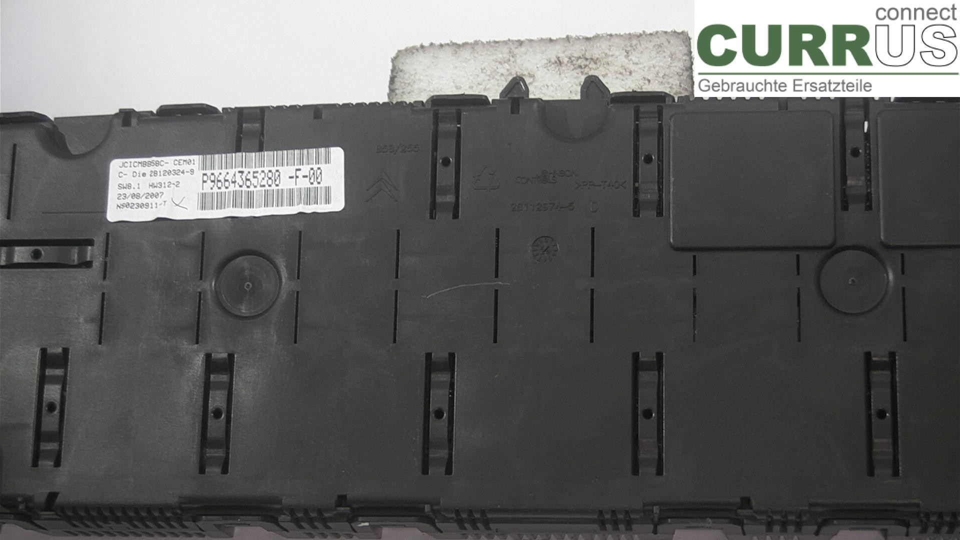  Instrument cluster / comb P9664365280-F-00 1.6HDI