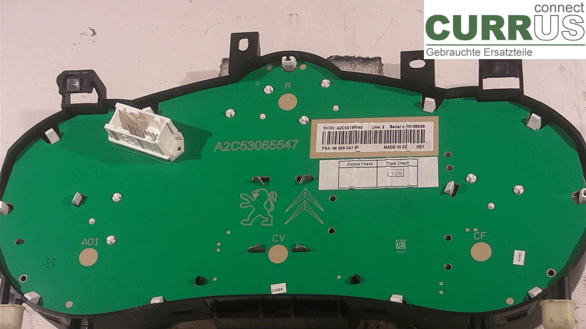  Instrument cluster / comb 9662904780 1.6HDI