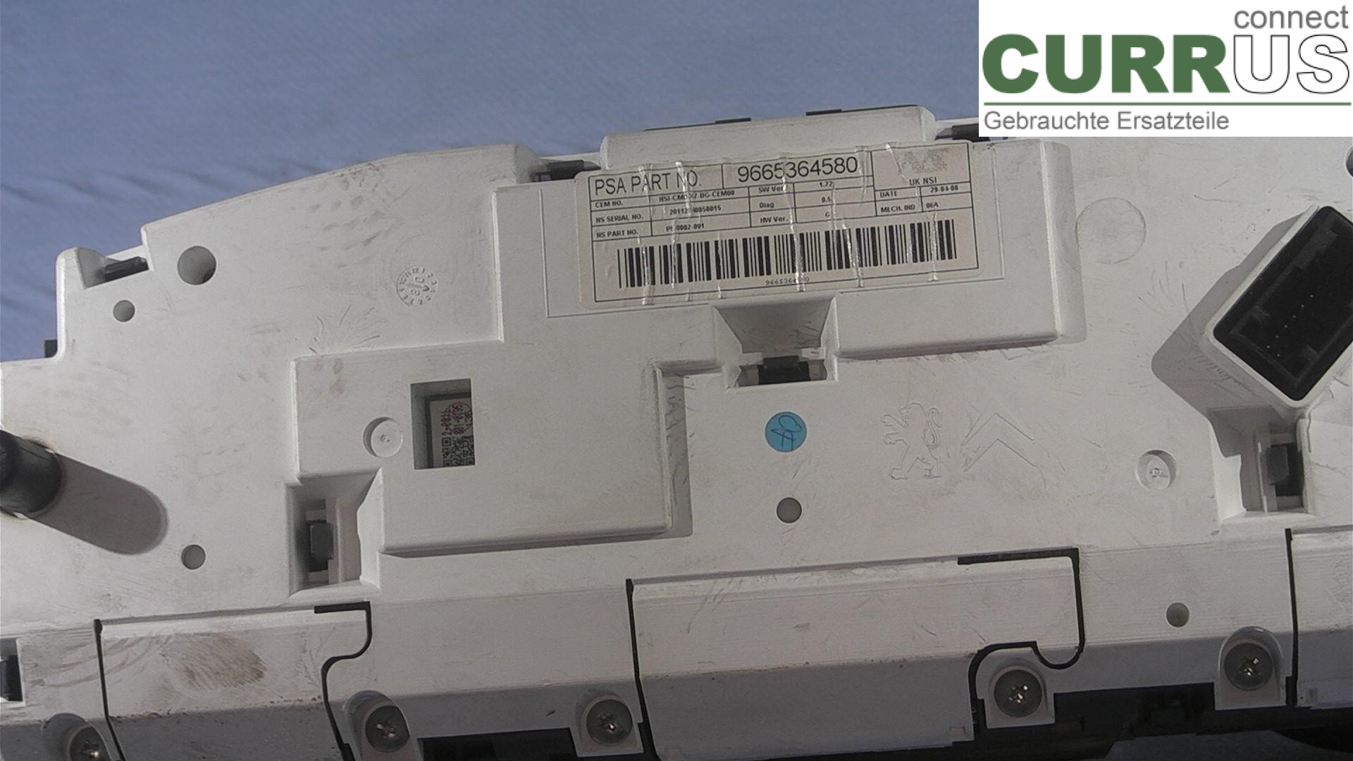  Instrument cluster / comb 9665364580 2.0EK4