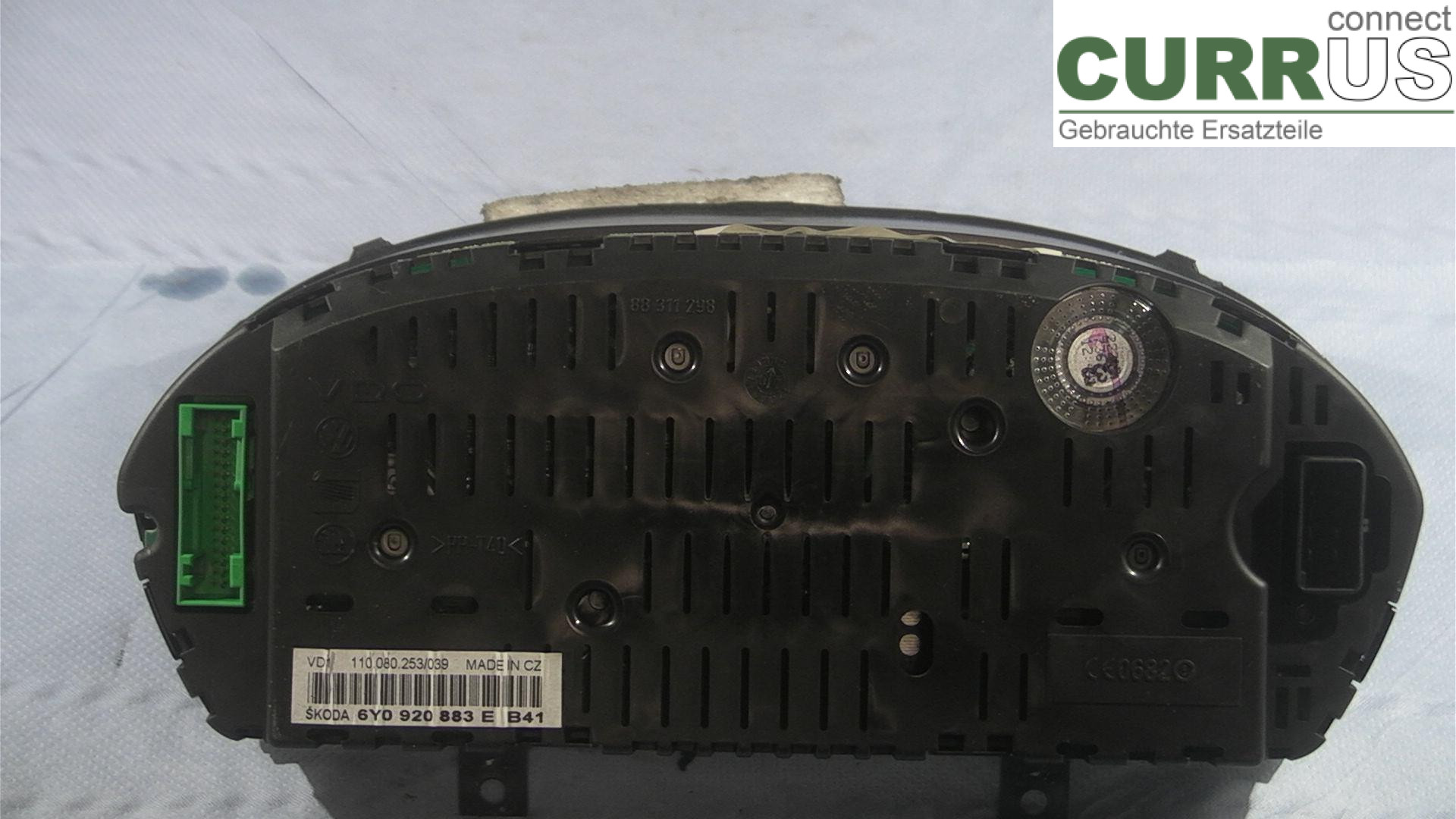  Instrument cluster / comb 6Y0920883E 1.4TDI