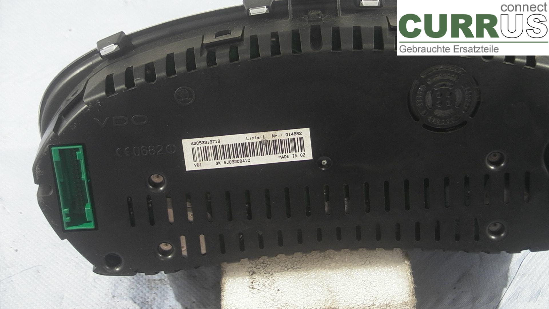  Instrument cluster / comb 5J0920841C 1.4TDI
