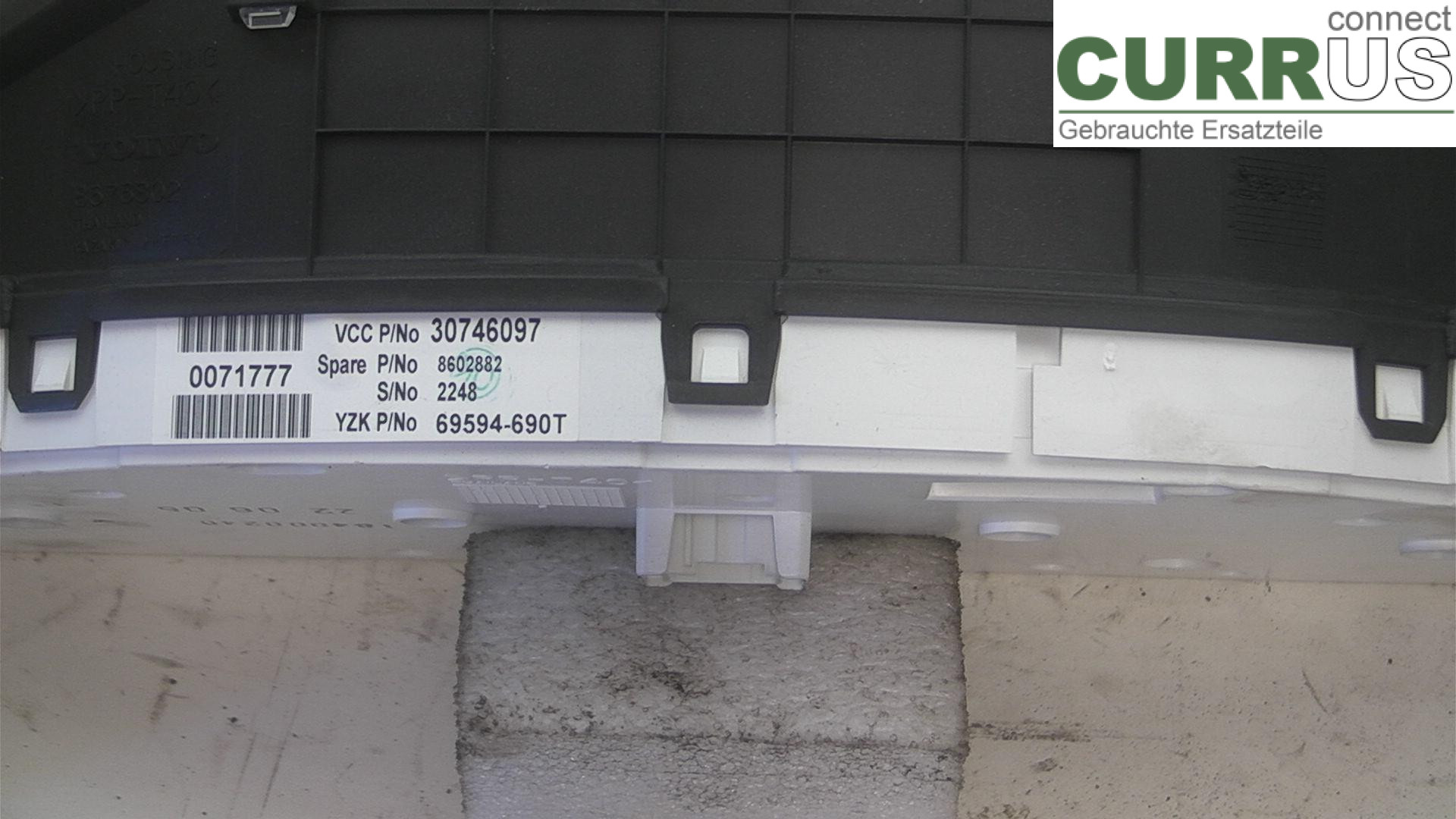  Instrument cluster / comb 30746097 2.5TEK4
