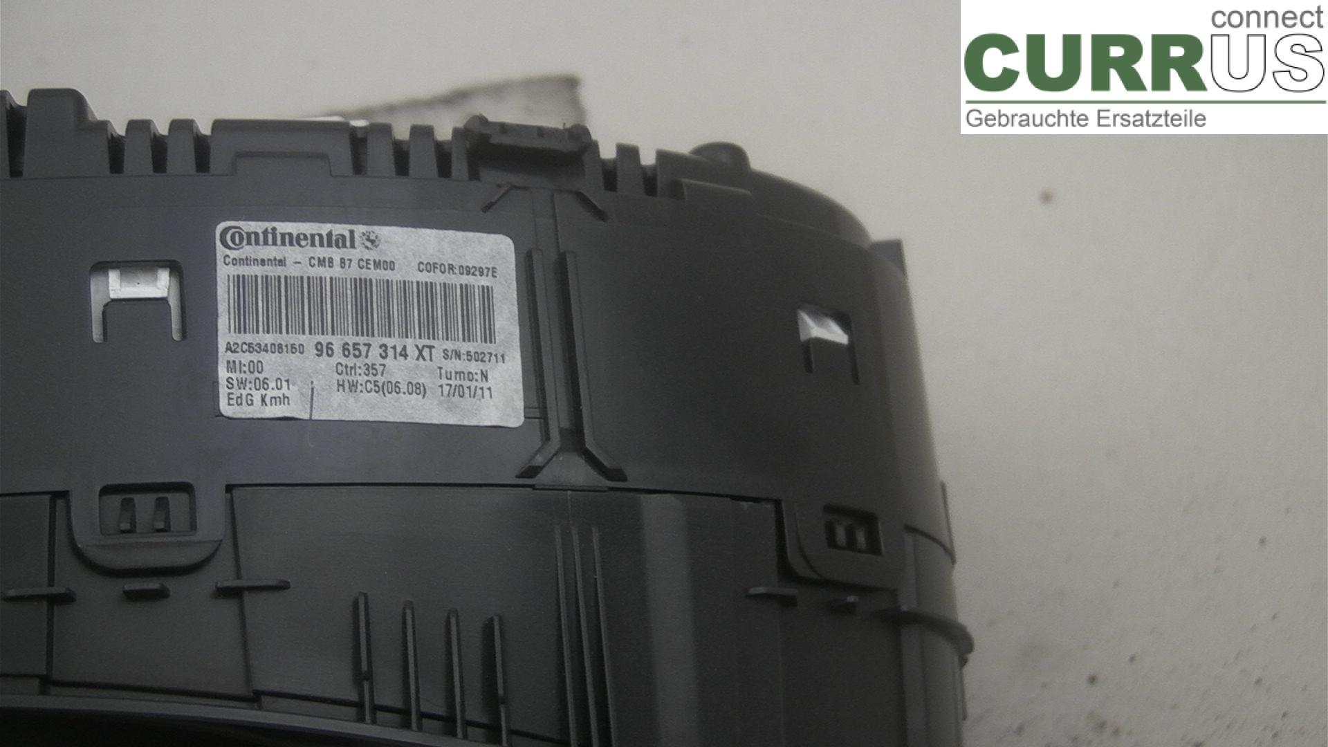  Instrument cluster / comb 96657314XT 1.6HDI