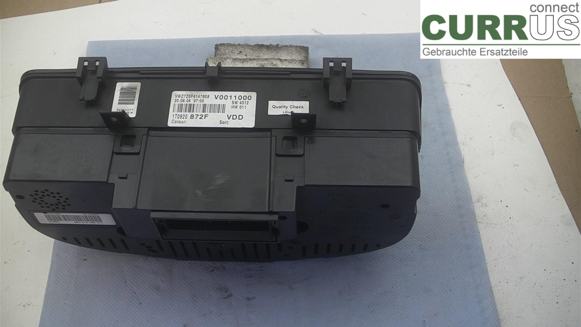  Instrument cluster / comb 1T0920872F 2.0TDI